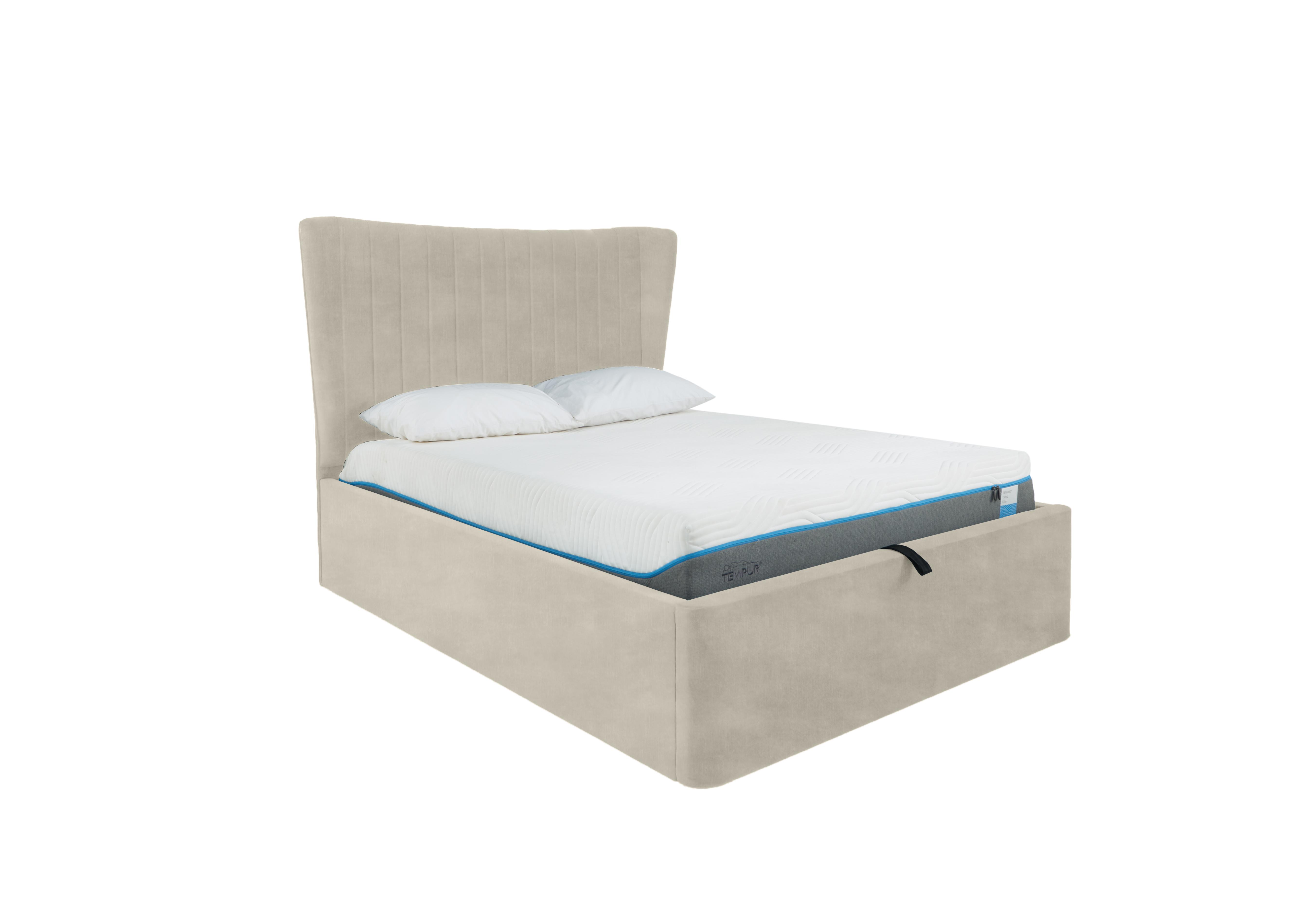 Roman Ottoman Bed Frame in Savannah Almond on Furniture Village