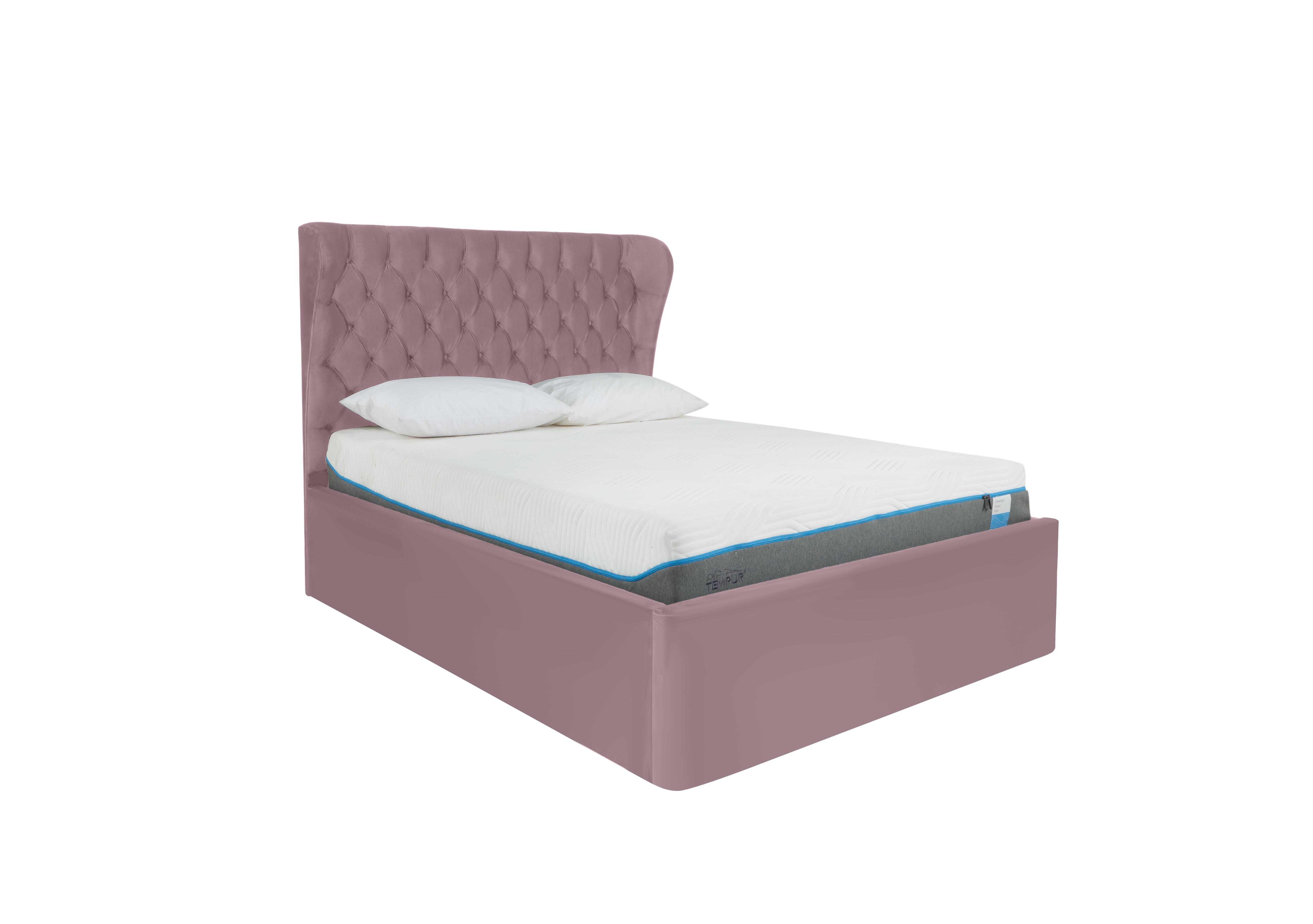 Kendall Bed Frame in Velvet Lilac on Furniture Village