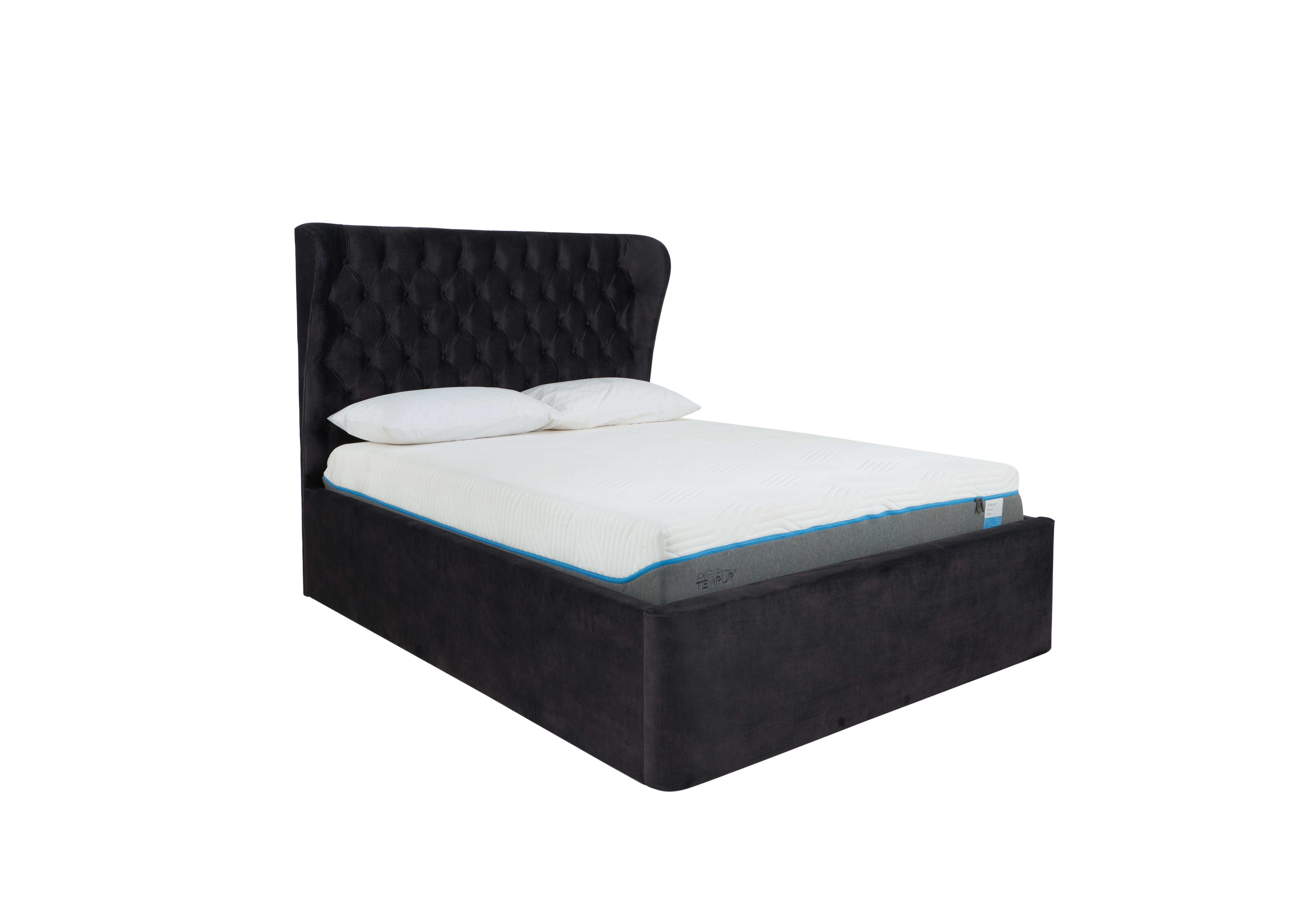 Kendall Ottoman Bed Frame in Savannah Coal on Furniture Village