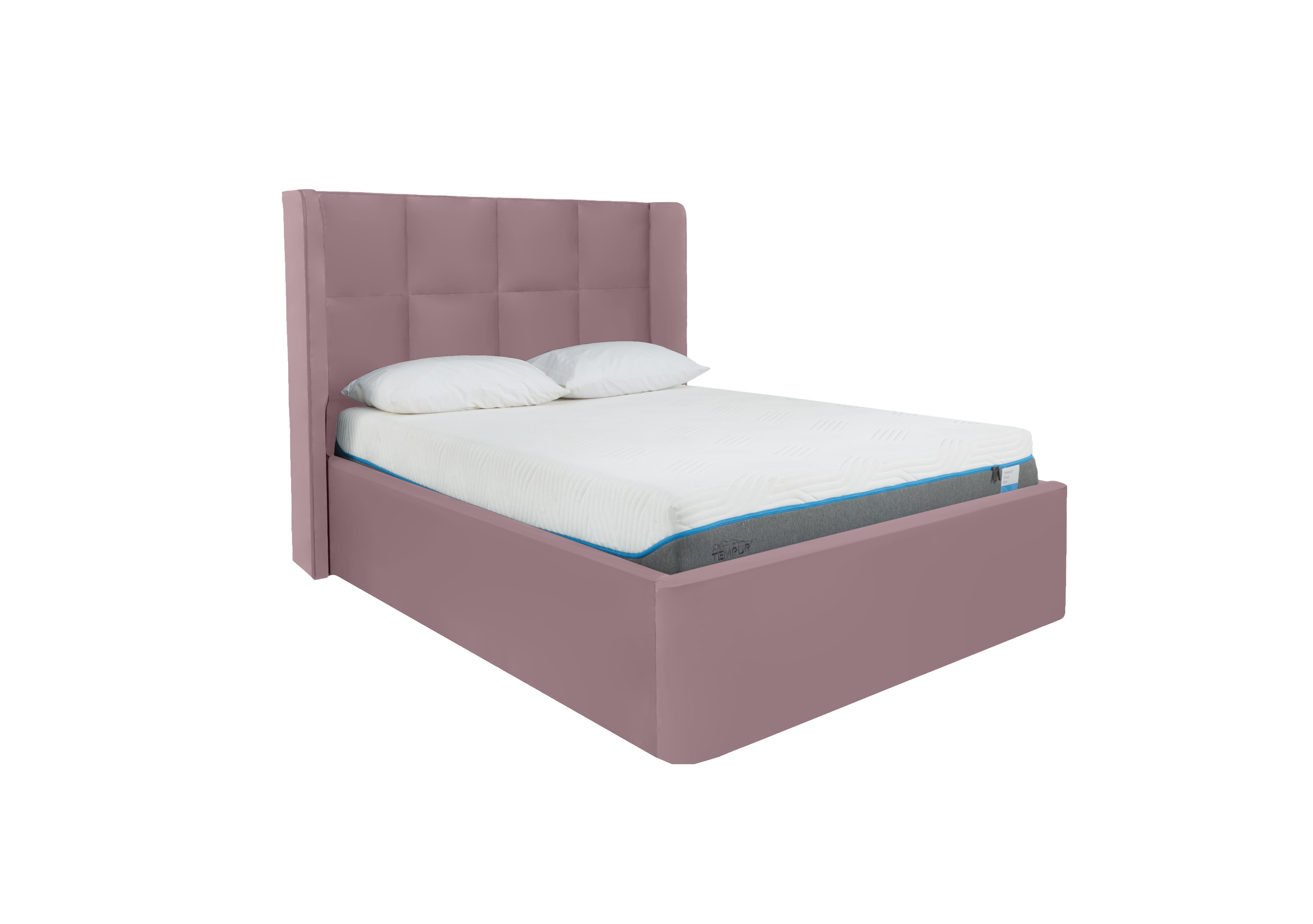 Shiva Bed Frame in Velvet Lilac on Furniture Village