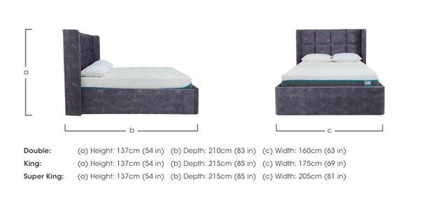 Shiva Ottoman Bed Frame in  on Furniture Village