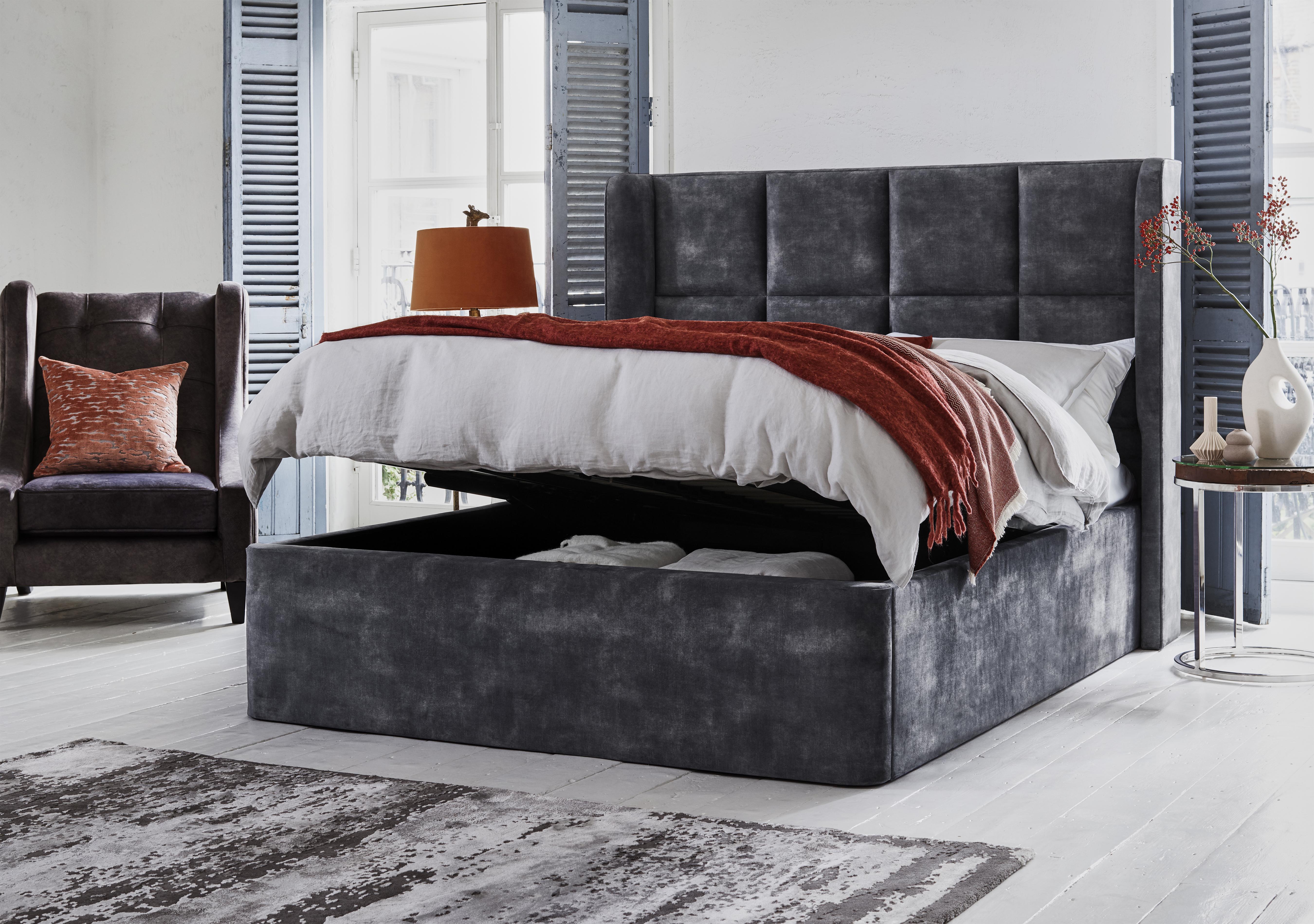 Shiva Ottoman Bed Frame in  on Furniture Village