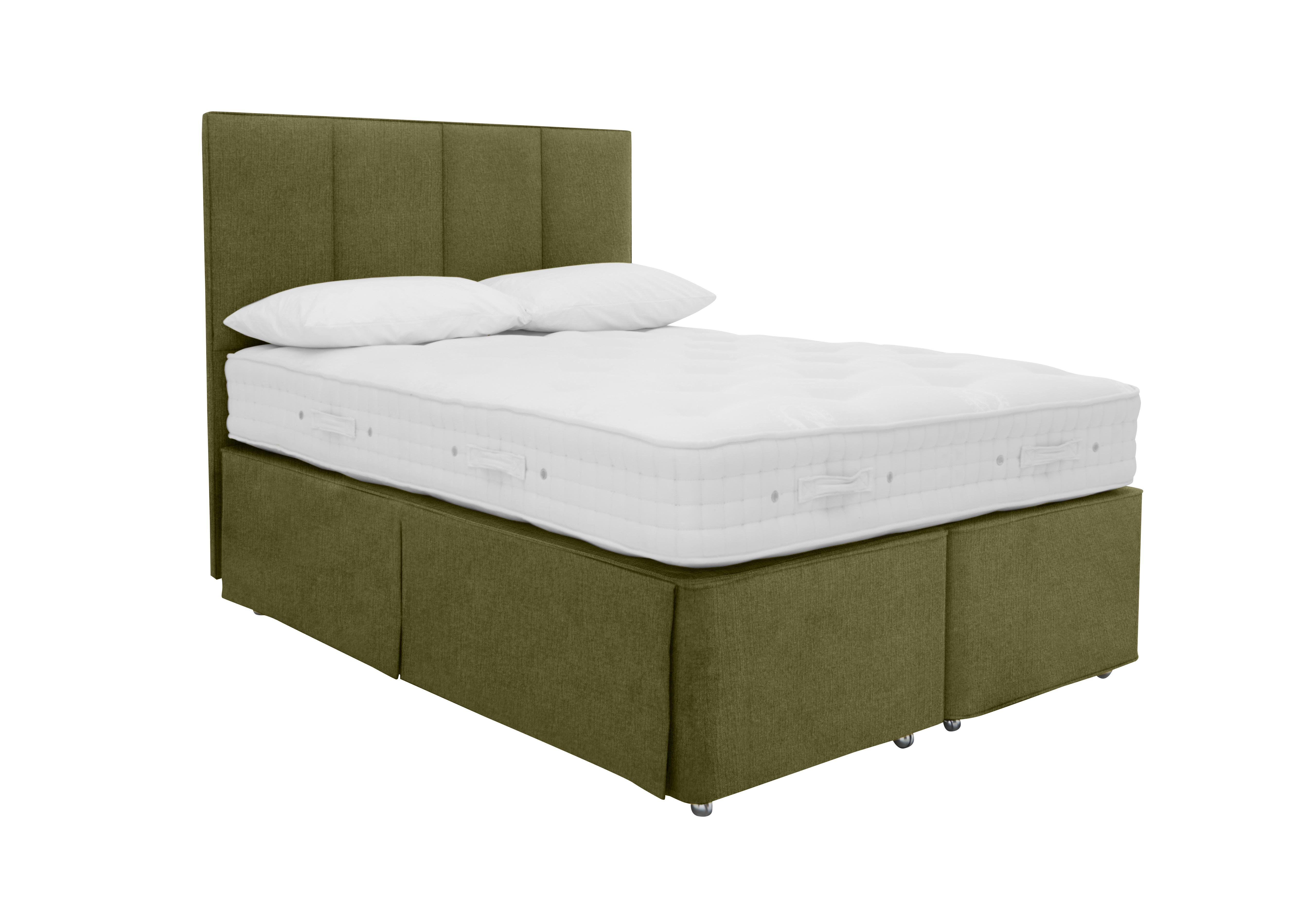 Bespoke Opulent Hideaway Divan Set in Zenith 501 Palm on Furniture Village