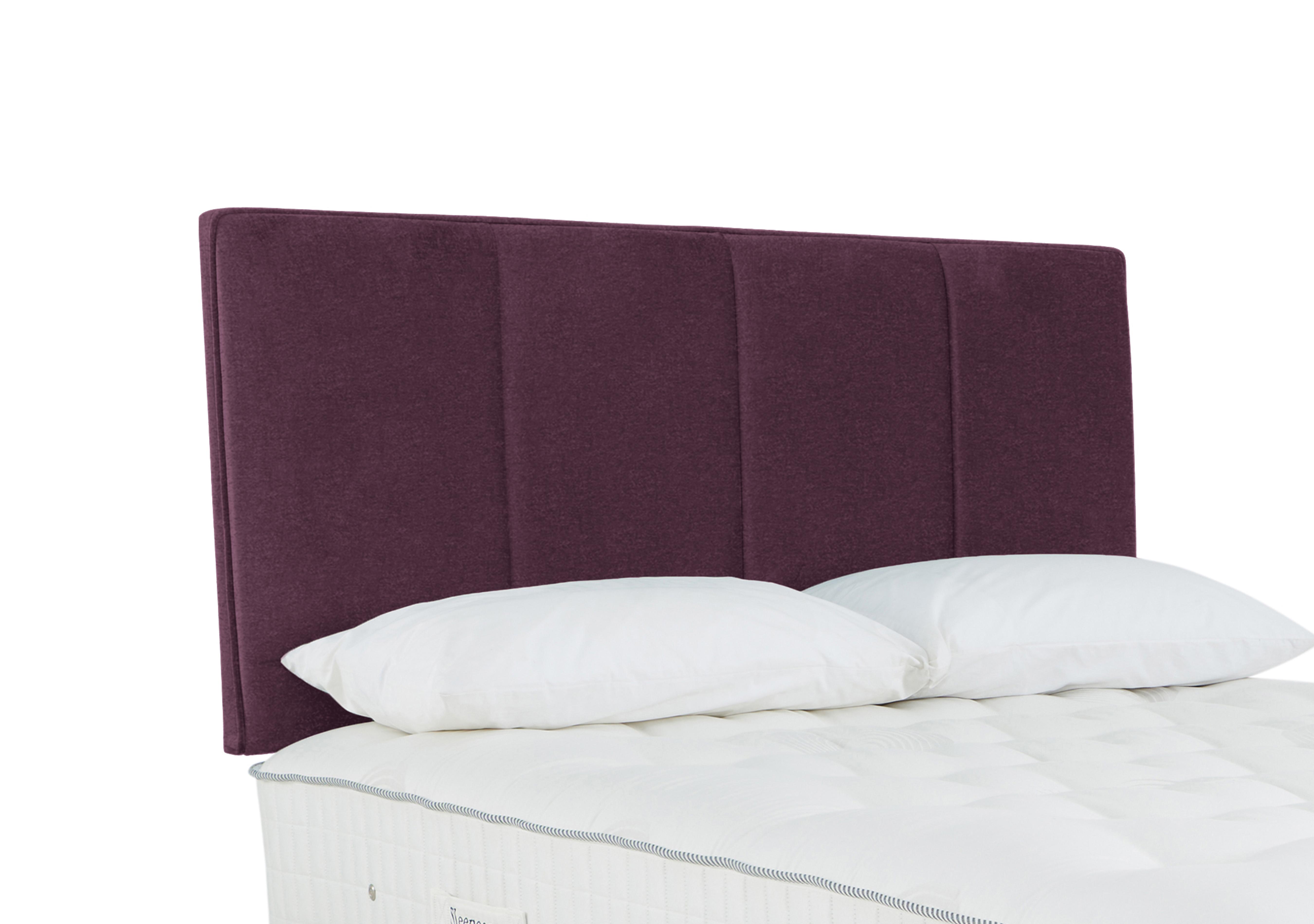 Haig Strutted Headboard in Weave Heather on Furniture Village