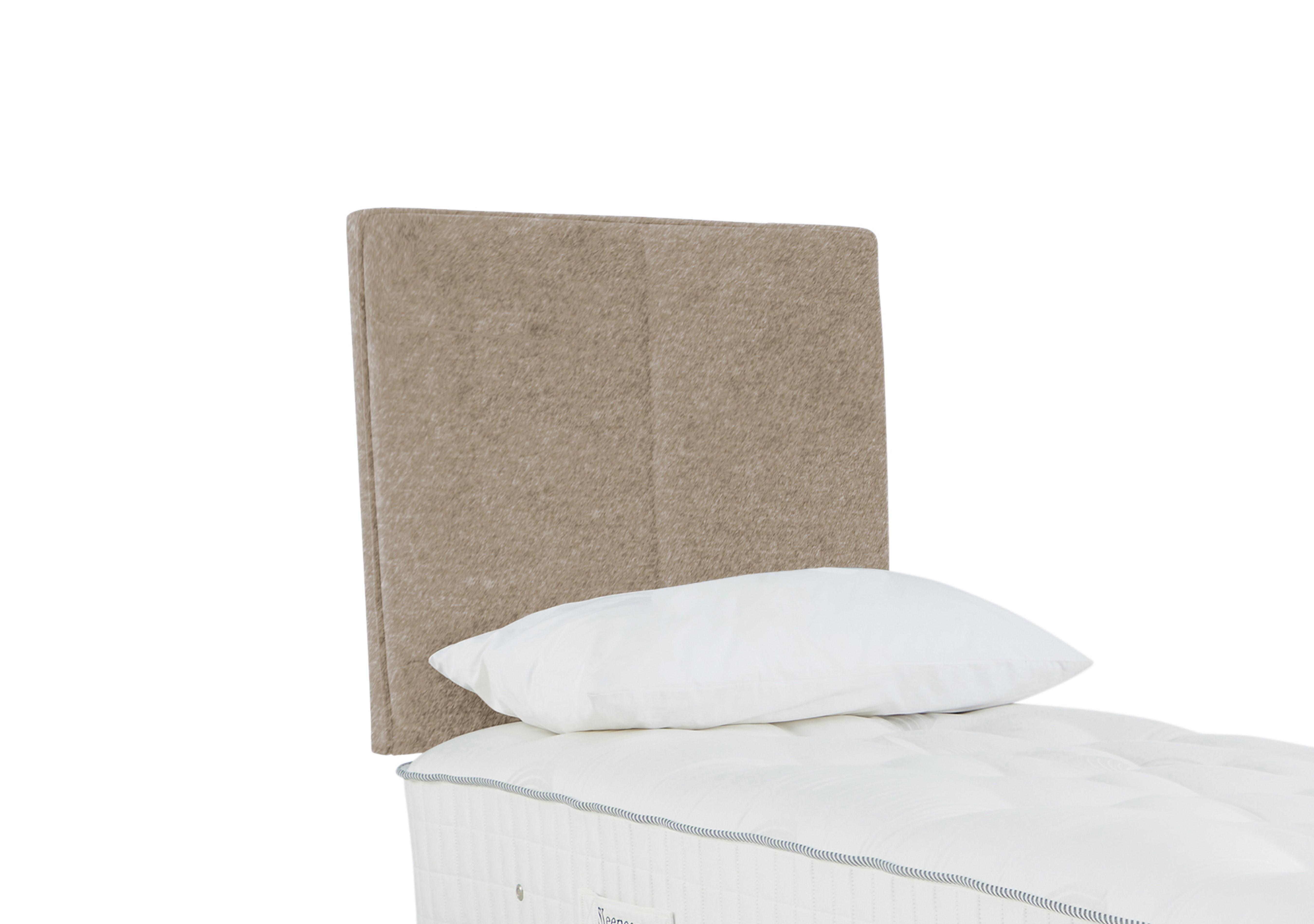 Haig Floor Standing Headboard in Tweed 901 Biscuit on Furniture Village