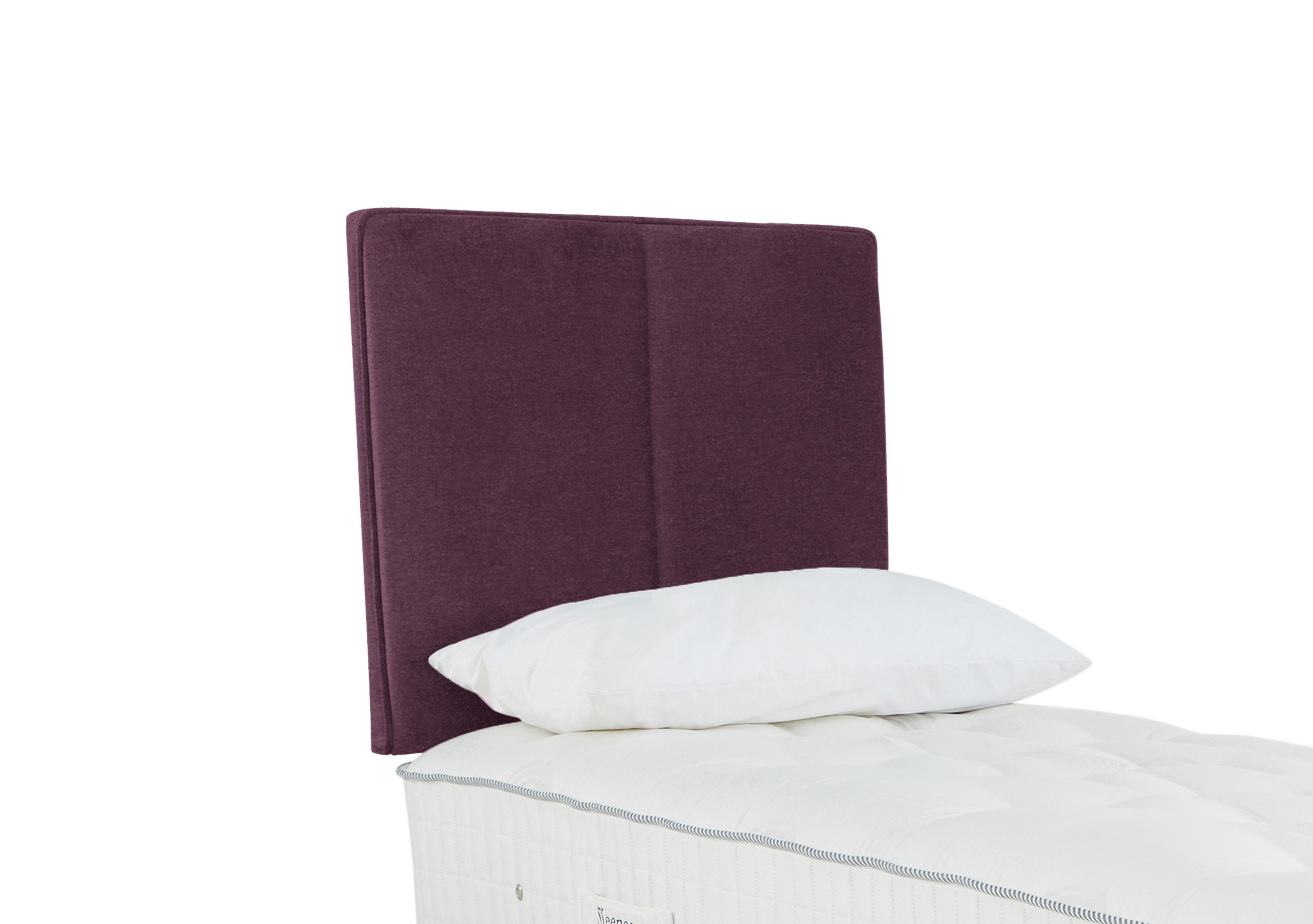 Haig Floor Standing Headboard in Weave Heather on Furniture Village