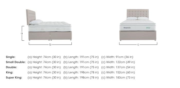 Natural Touch 2000 Pillowtop Divan Set in  on Furniture Village
