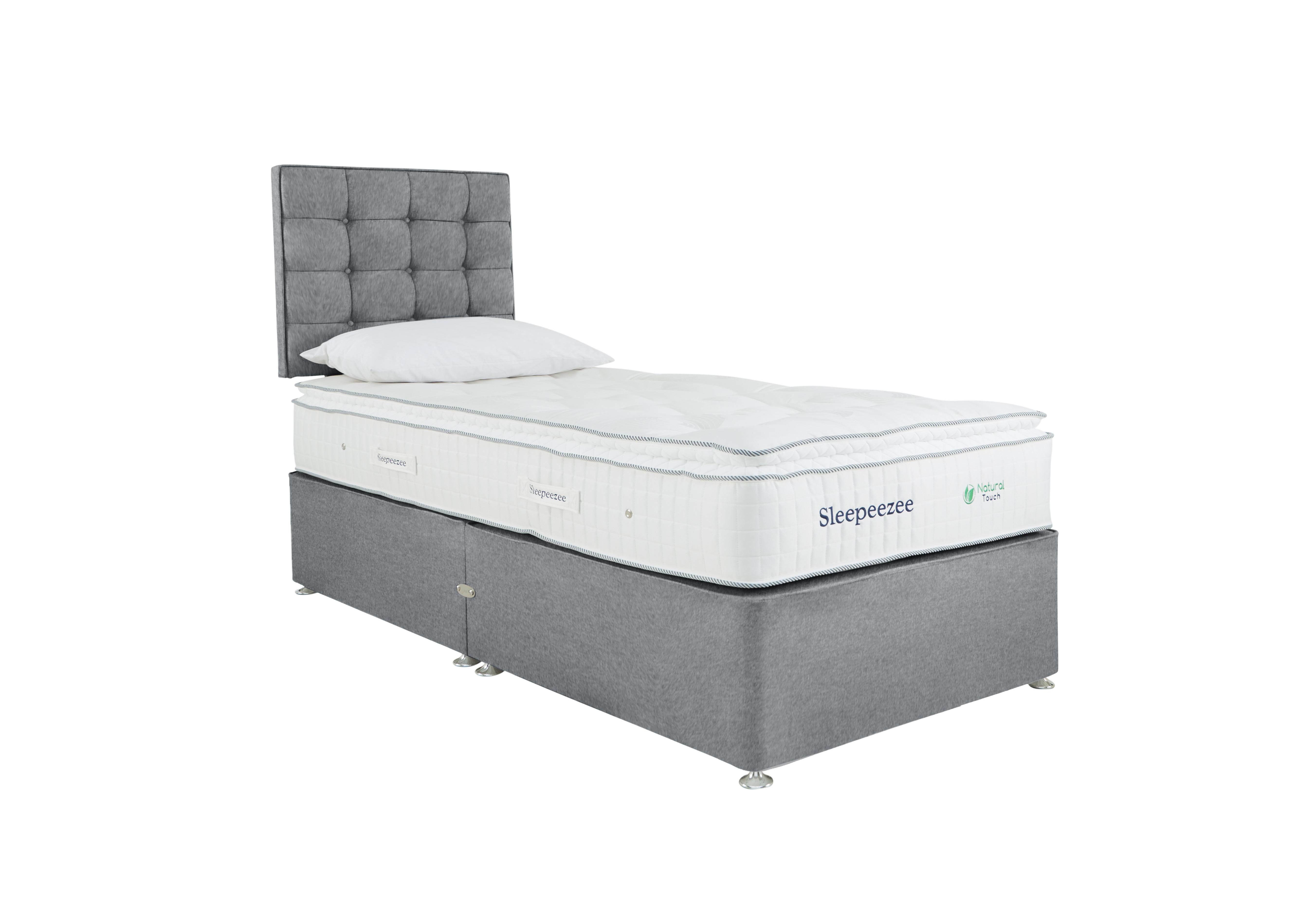 Natural Touch 2000 Pillowtop Divan Set in Joshua Ash on Furniture Village