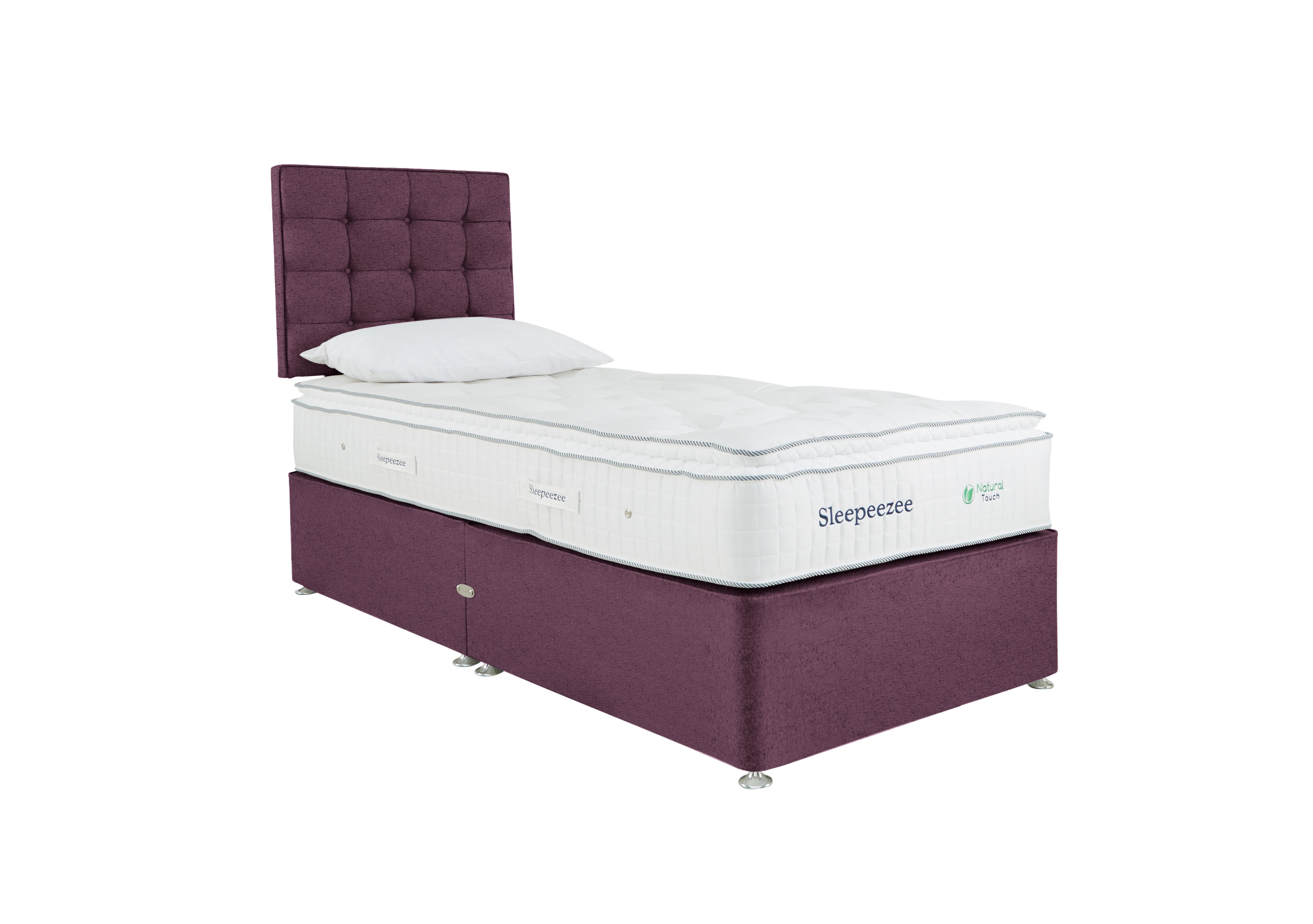Natural Touch 2000 Pillowtop Divan Set in Weave Heather on Furniture Village