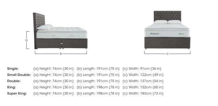 Natural Touch 3000 Pillowtop Divan Set in  on Furniture Village