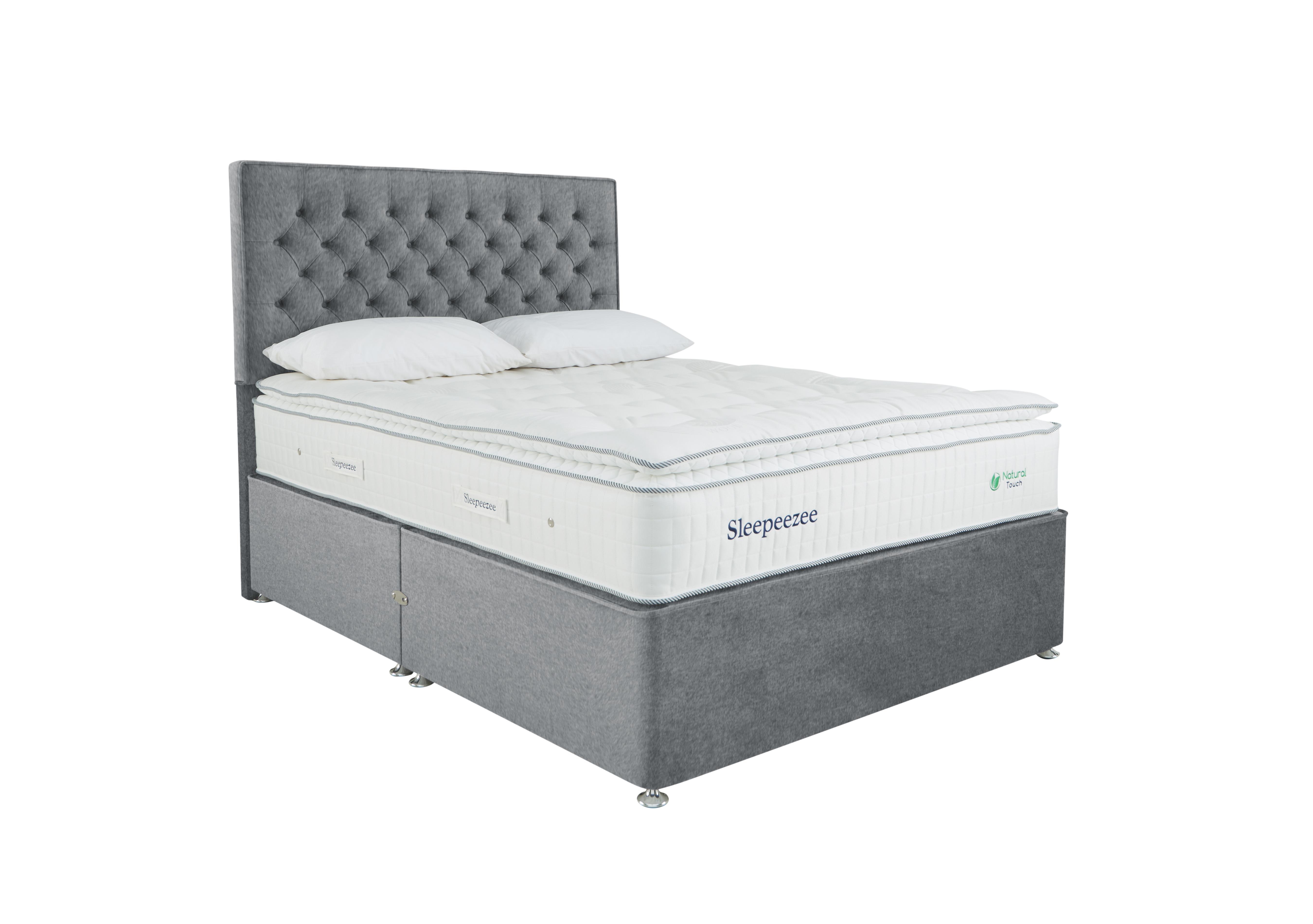 Natural Touch 3000 Pillowtop Divan Set in Joshua Ash on Furniture Village