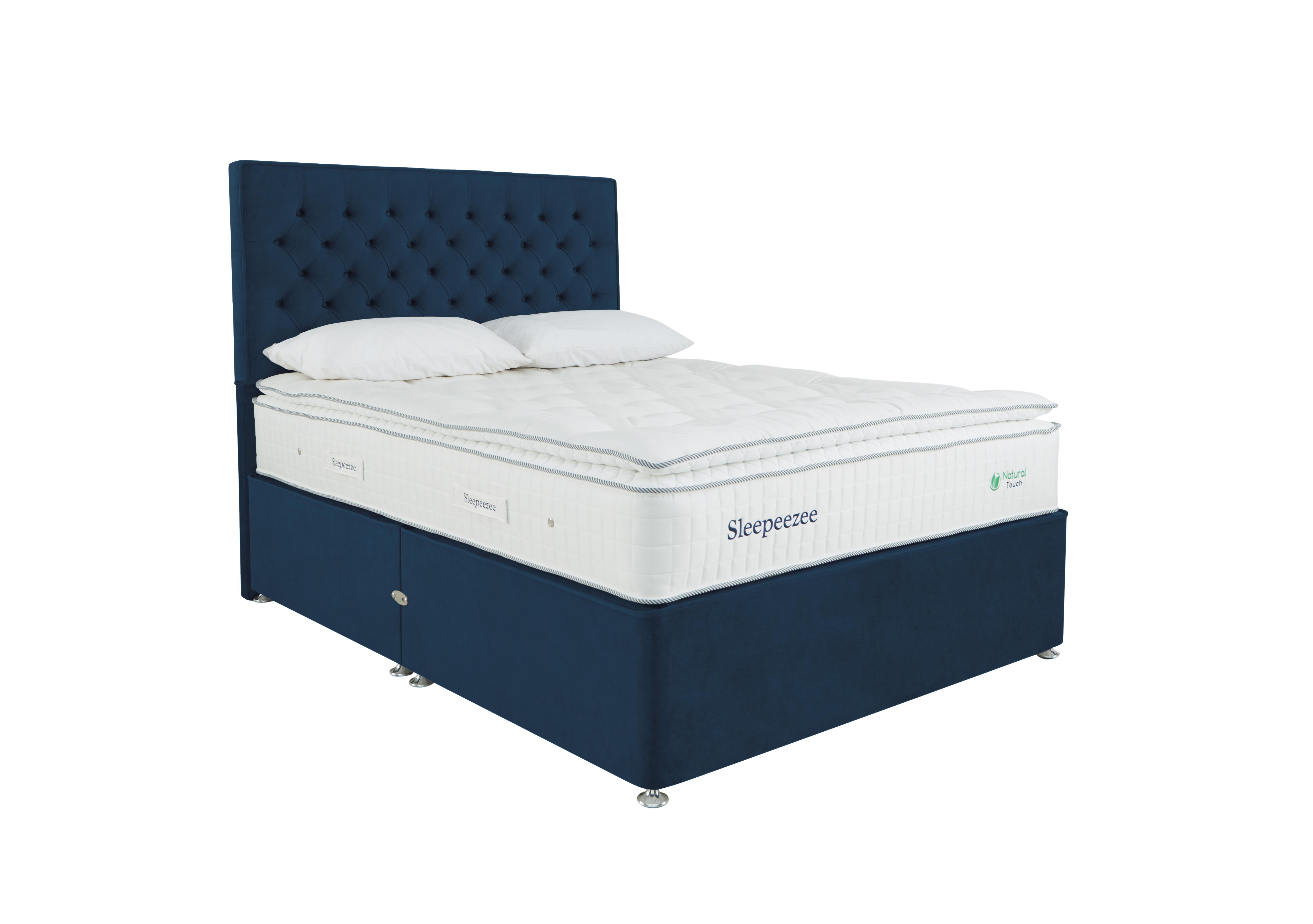 Natural Touch 3000 Pillowtop Divan Set in Plush Navy on Furniture Village