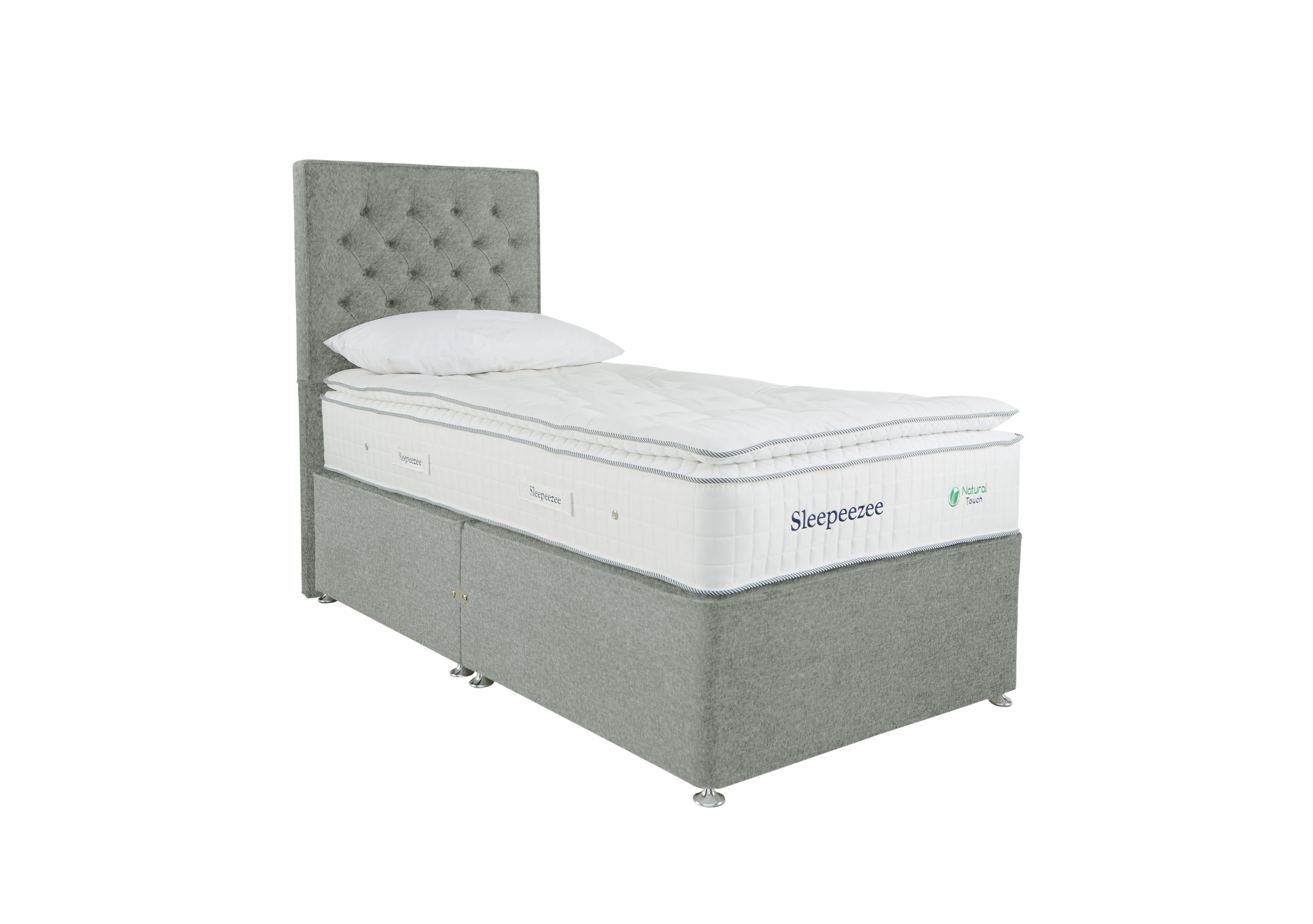 Natural Touch 3000 Pillowtop Divan Set in Tweed 600 Mint on Furniture Village