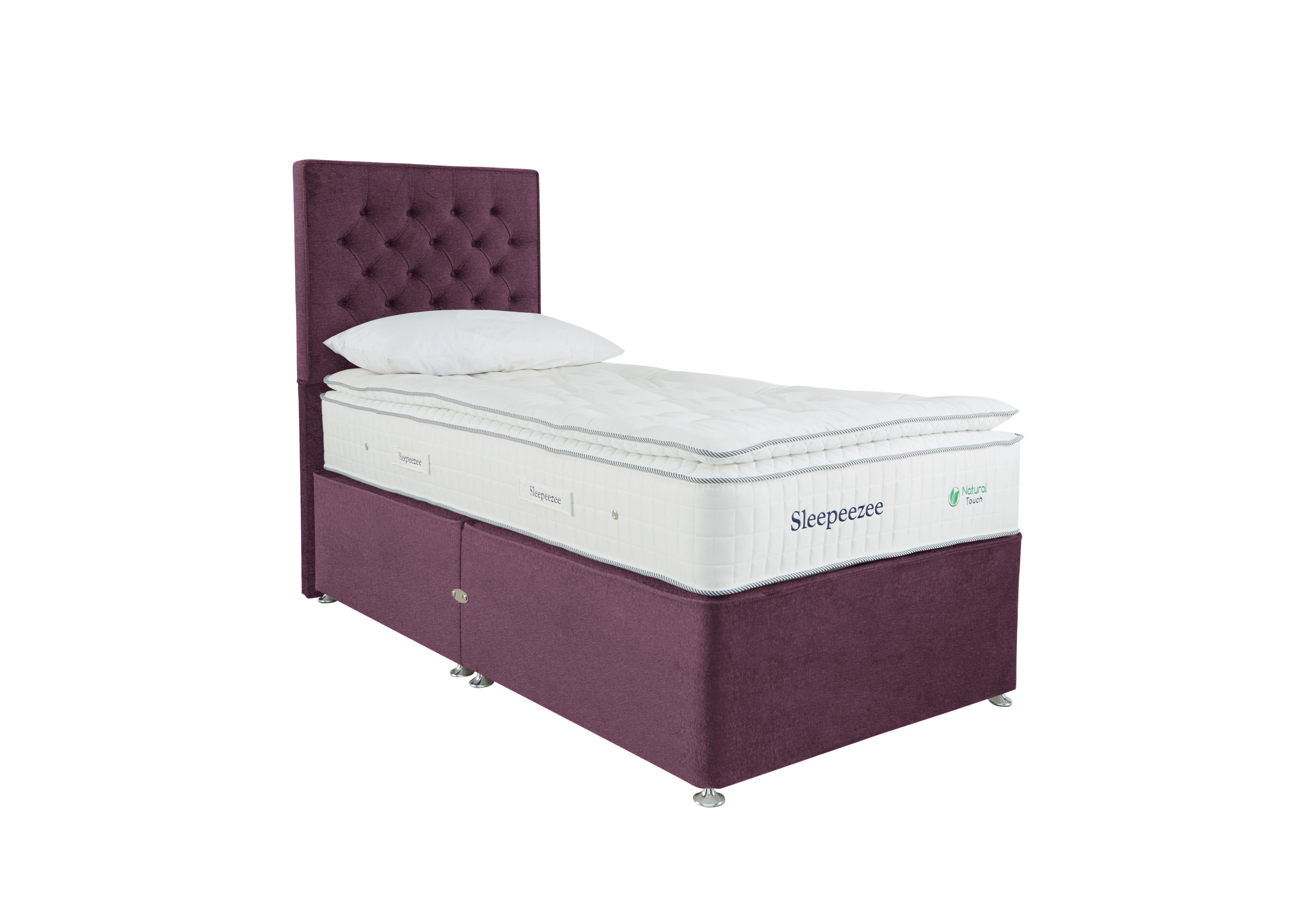 Natural Touch 3000 Pillowtop Divan Set in Weave Heather on Furniture Village