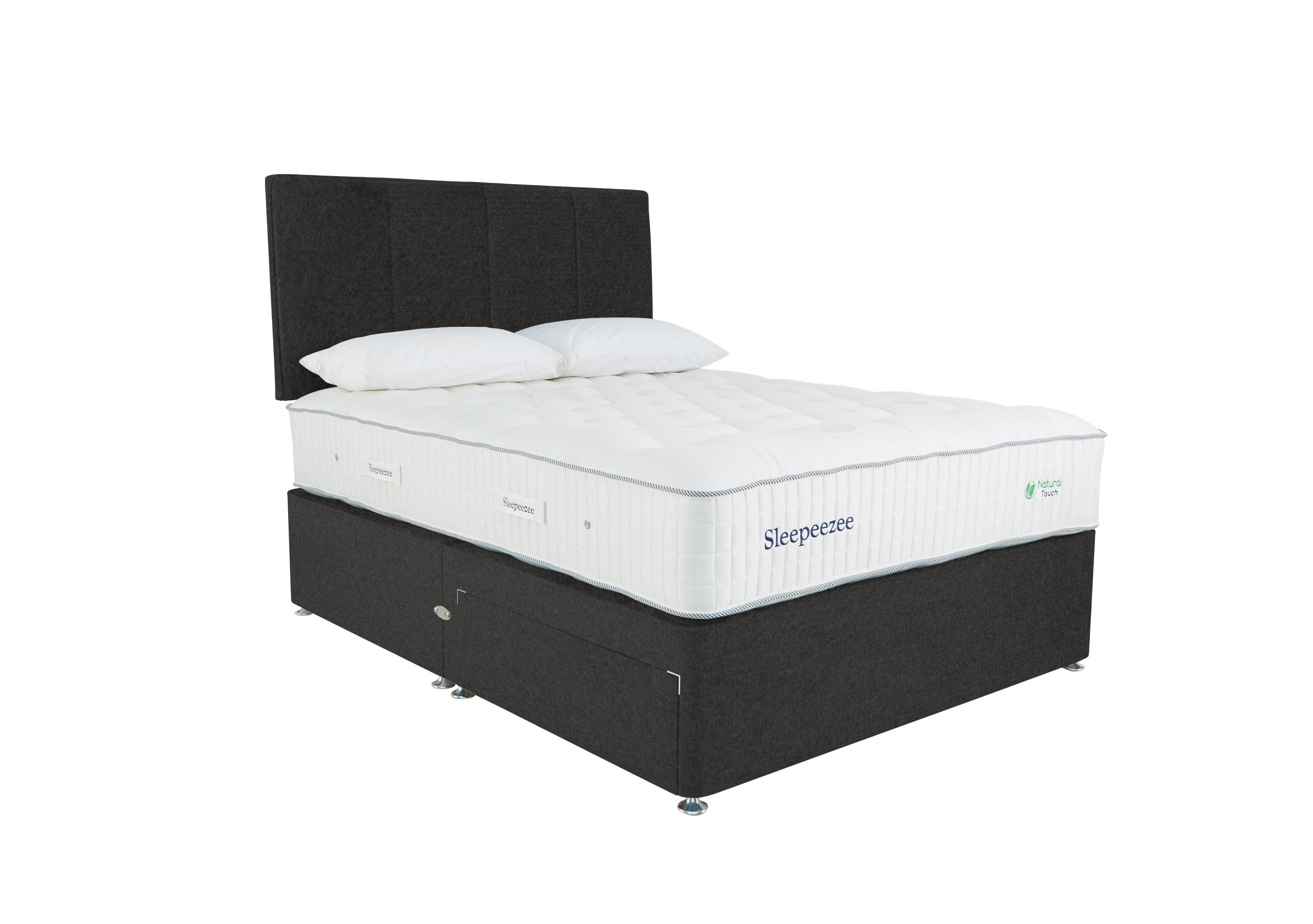 Natural Touch 3000 Divan Set in Tweed 801 Charcoal on Furniture Village