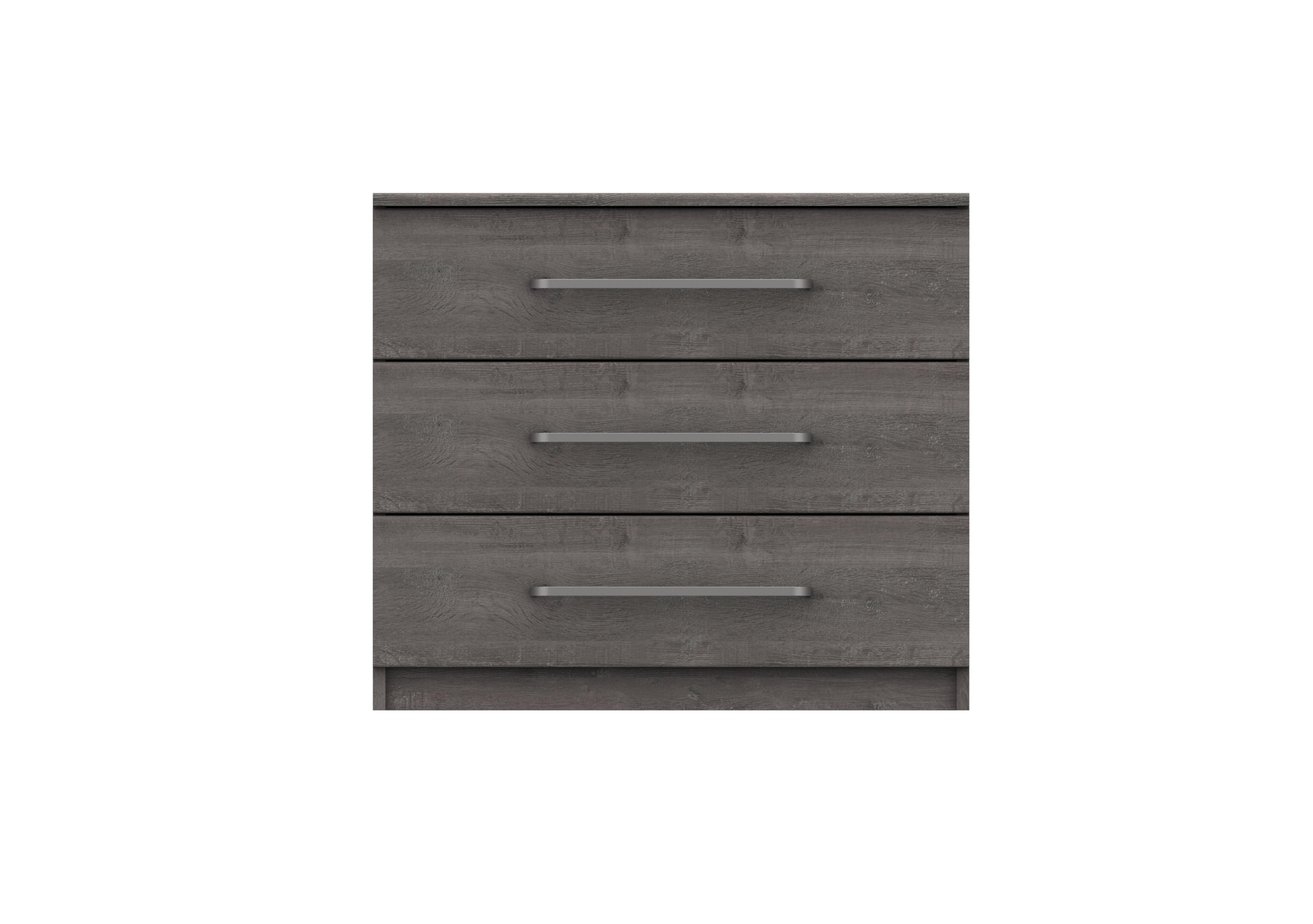 Blackfriars 3 Drawer Chest in Dark Grey Oak on Furniture Village