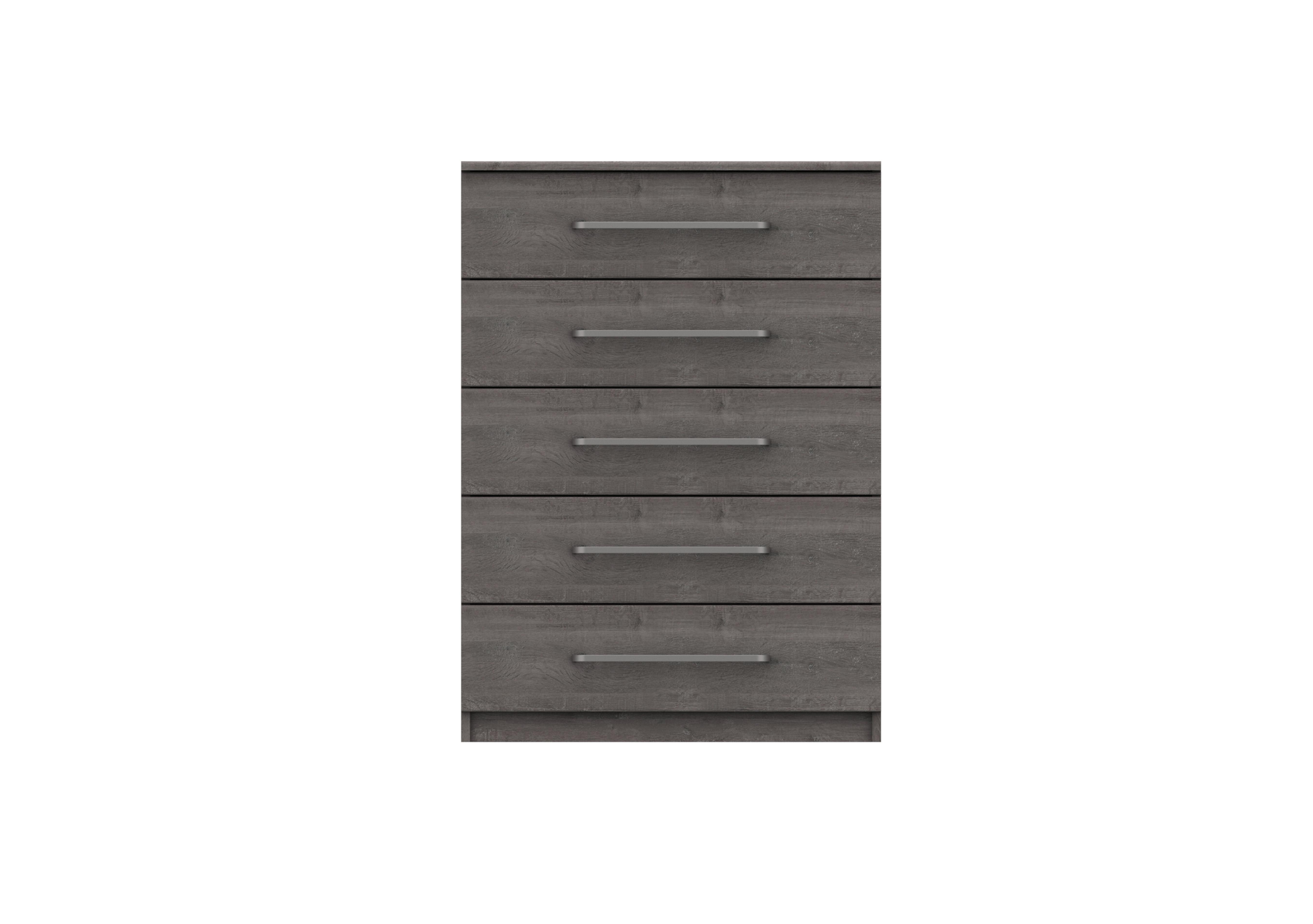 Blackfriars 5 Drawer Chest in Dark Grey Oak on Furniture Village