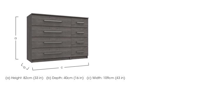 Blackfriars 8 Drawer Chest in  on Furniture Village