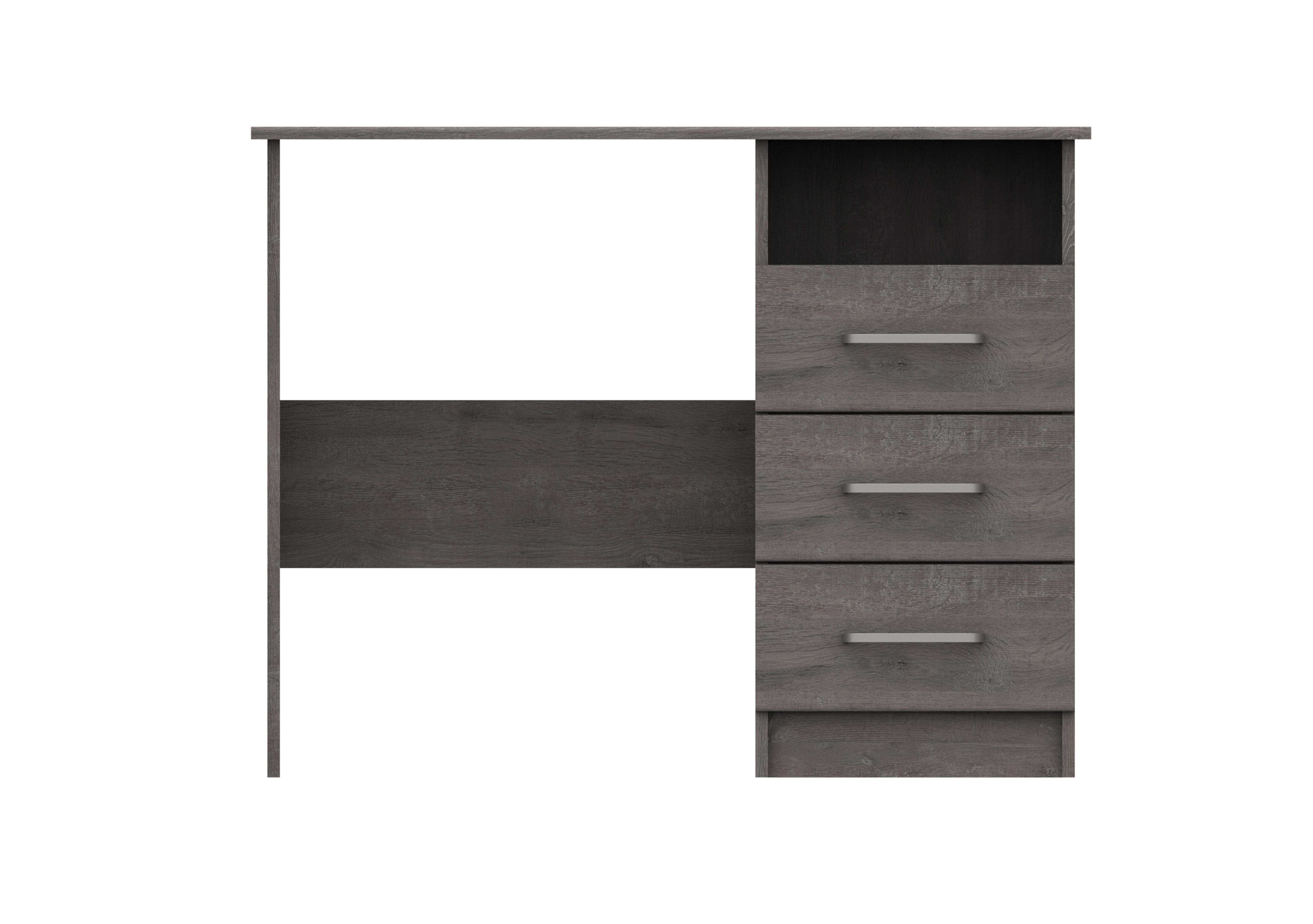 Blackfriars Desk in Dark Grey Oak on Furniture Village