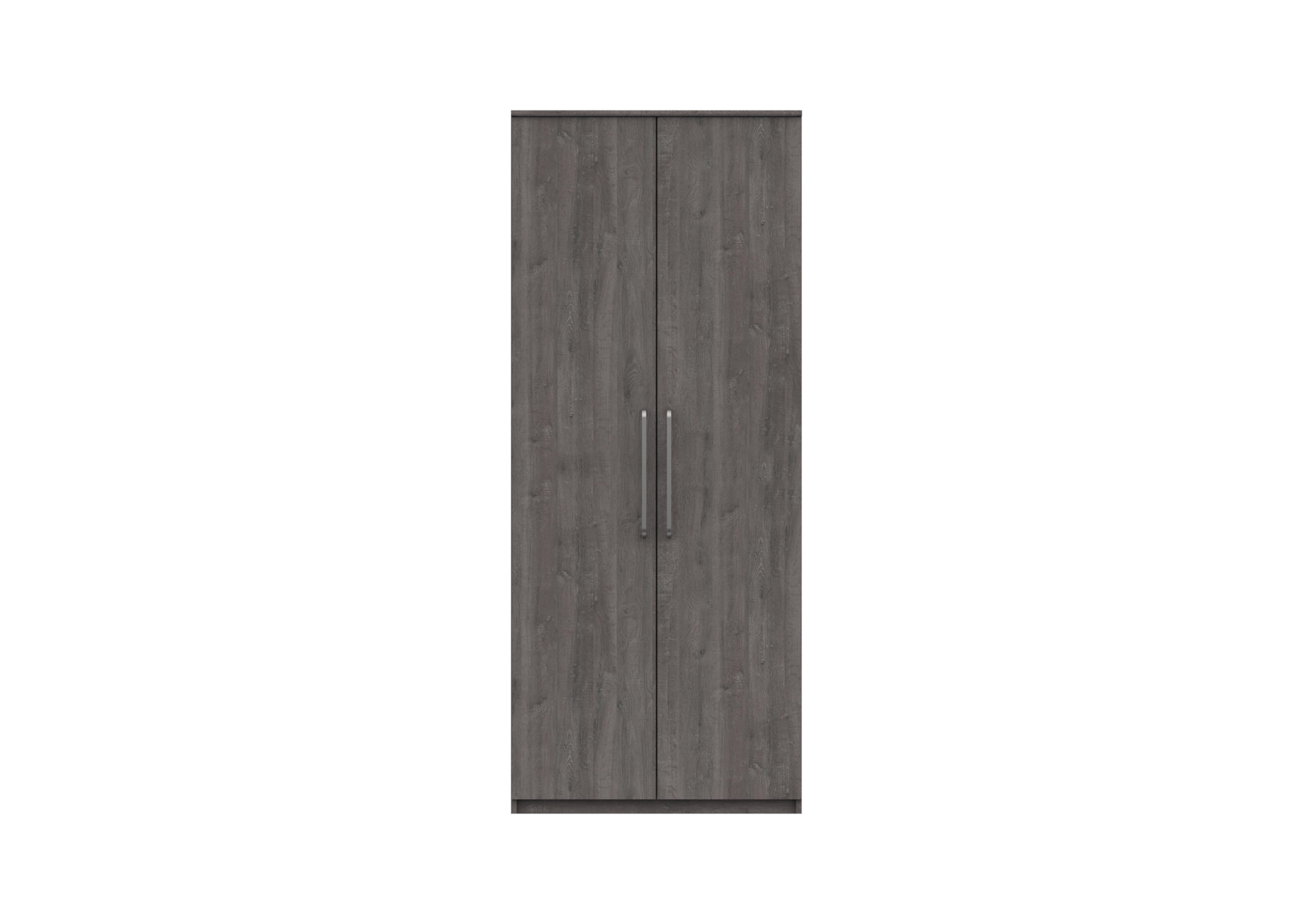 Blackfriars 2 Door Wardrobe in Dark Grey Oak on Furniture Village