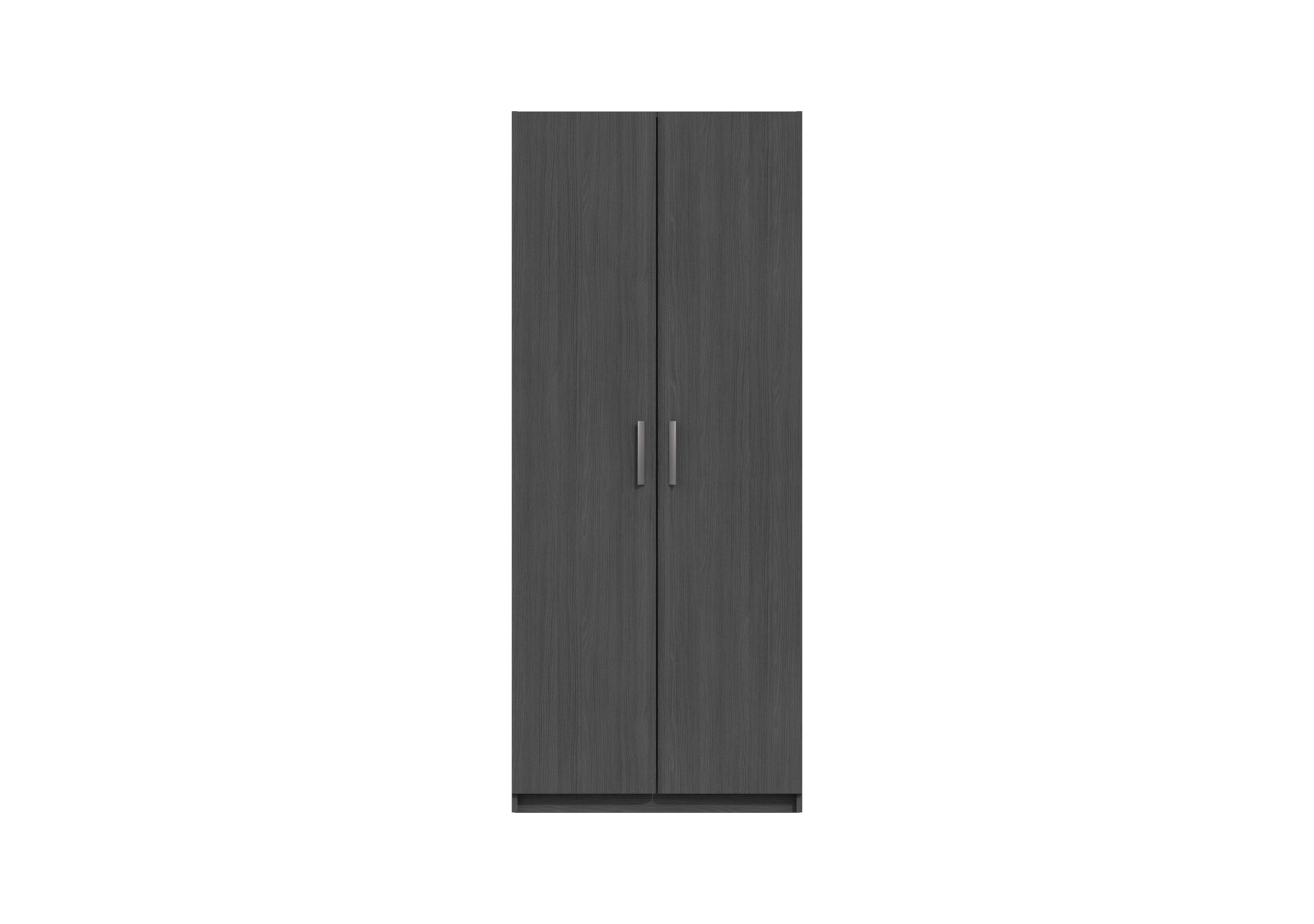 Waterloo 2 Door Wardrobe in Graphite on Furniture Village