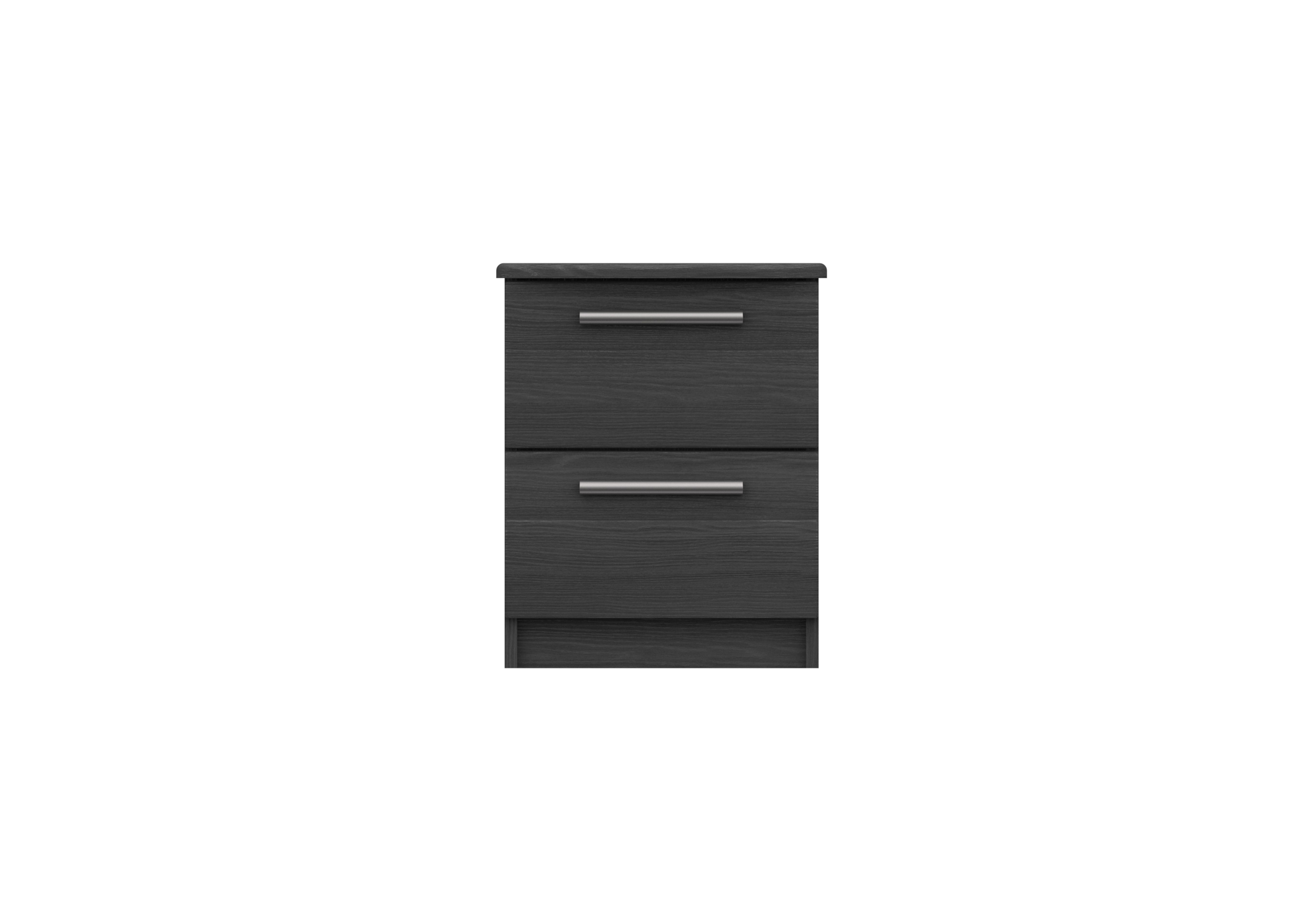 Victoria 2 Drawer Bedside Cabinet in Graphite on Furniture Village