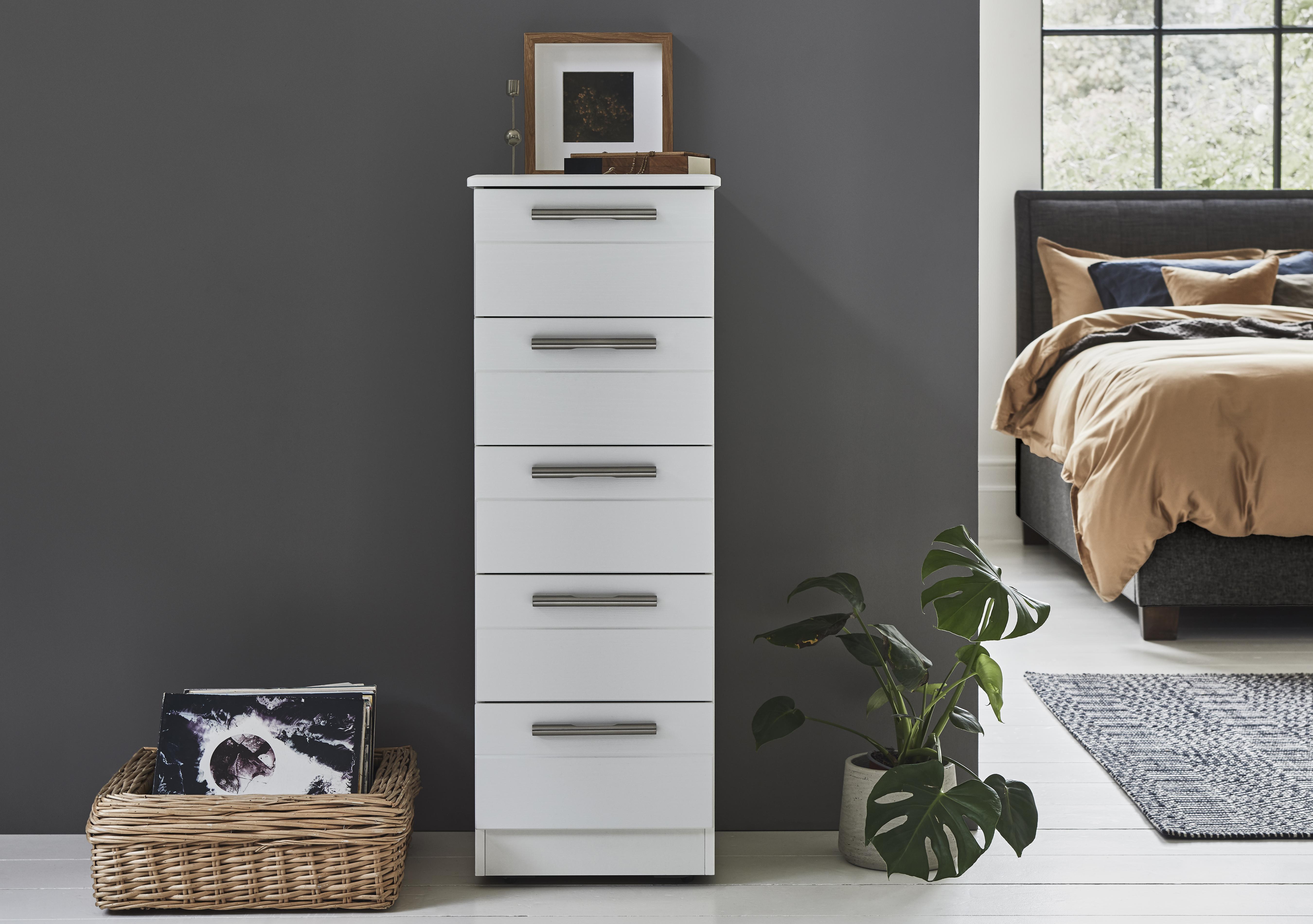 Victoria 5 Drawer Tall Chest in  on Furniture Village