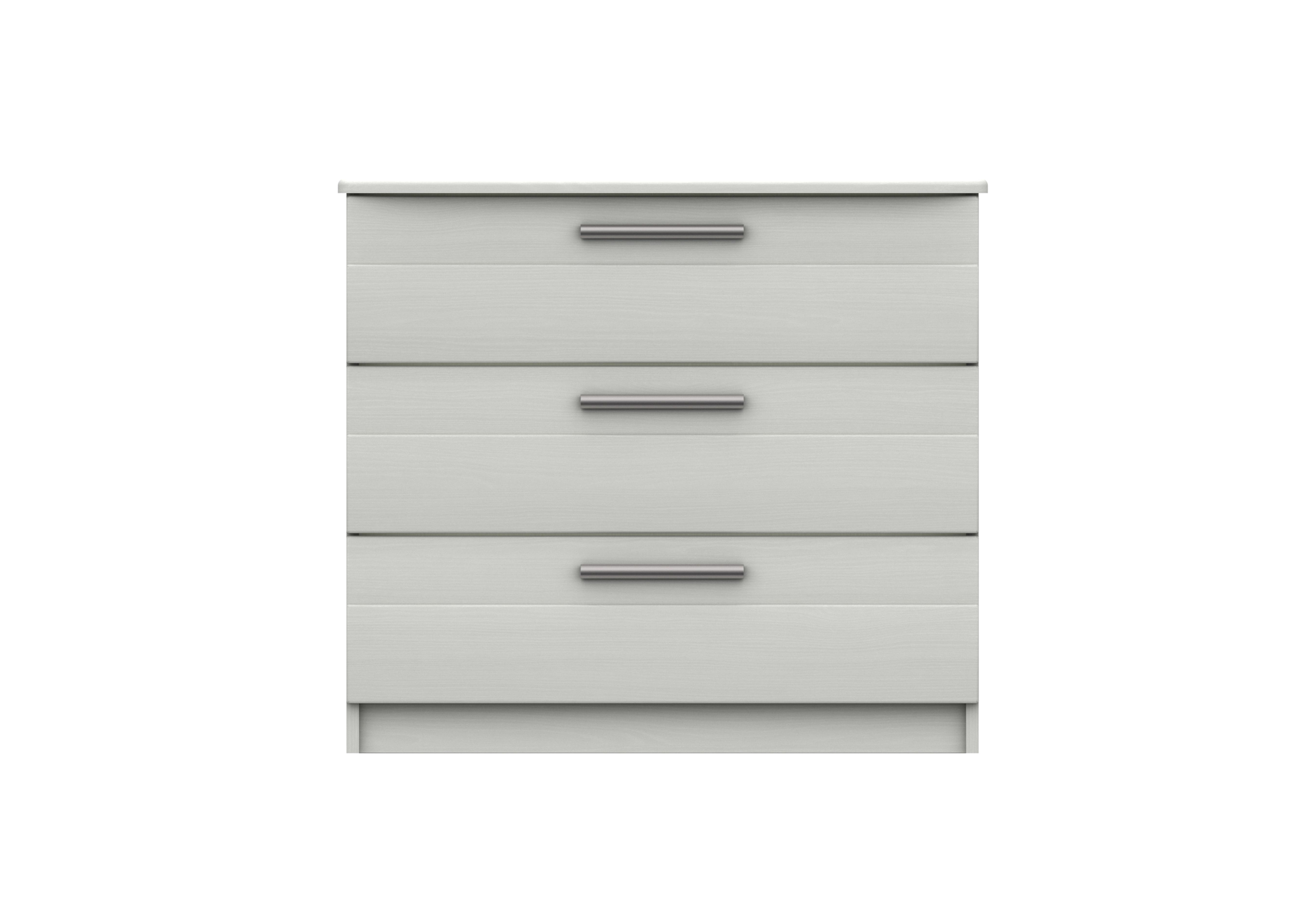 Victoria 3 Drawer Chest in White on Furniture Village