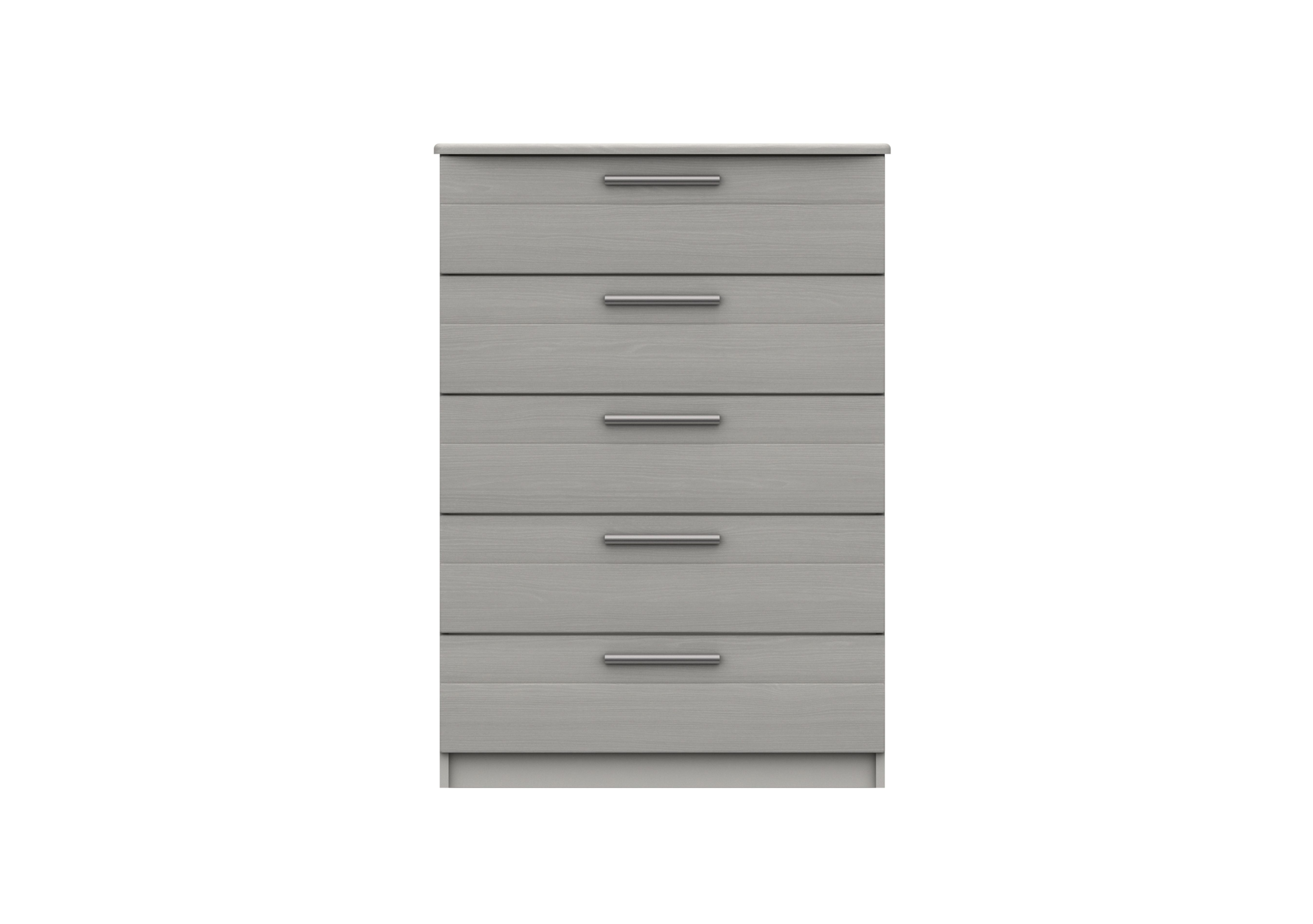 Victoria 5 Drawer Chest in Light Grey on Furniture Village