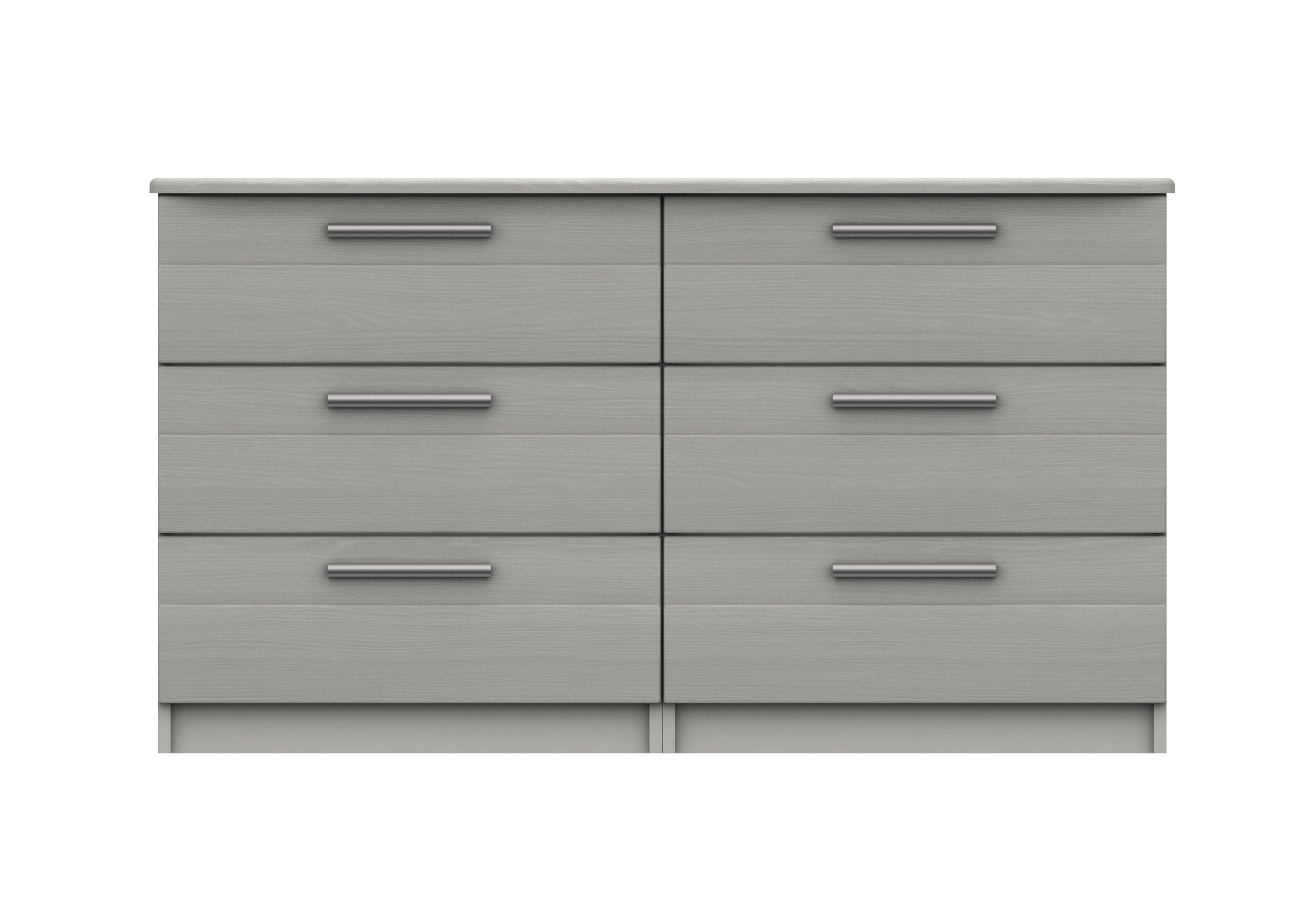 Victoria 6 Drawer Chest in Light Grey on Furniture Village