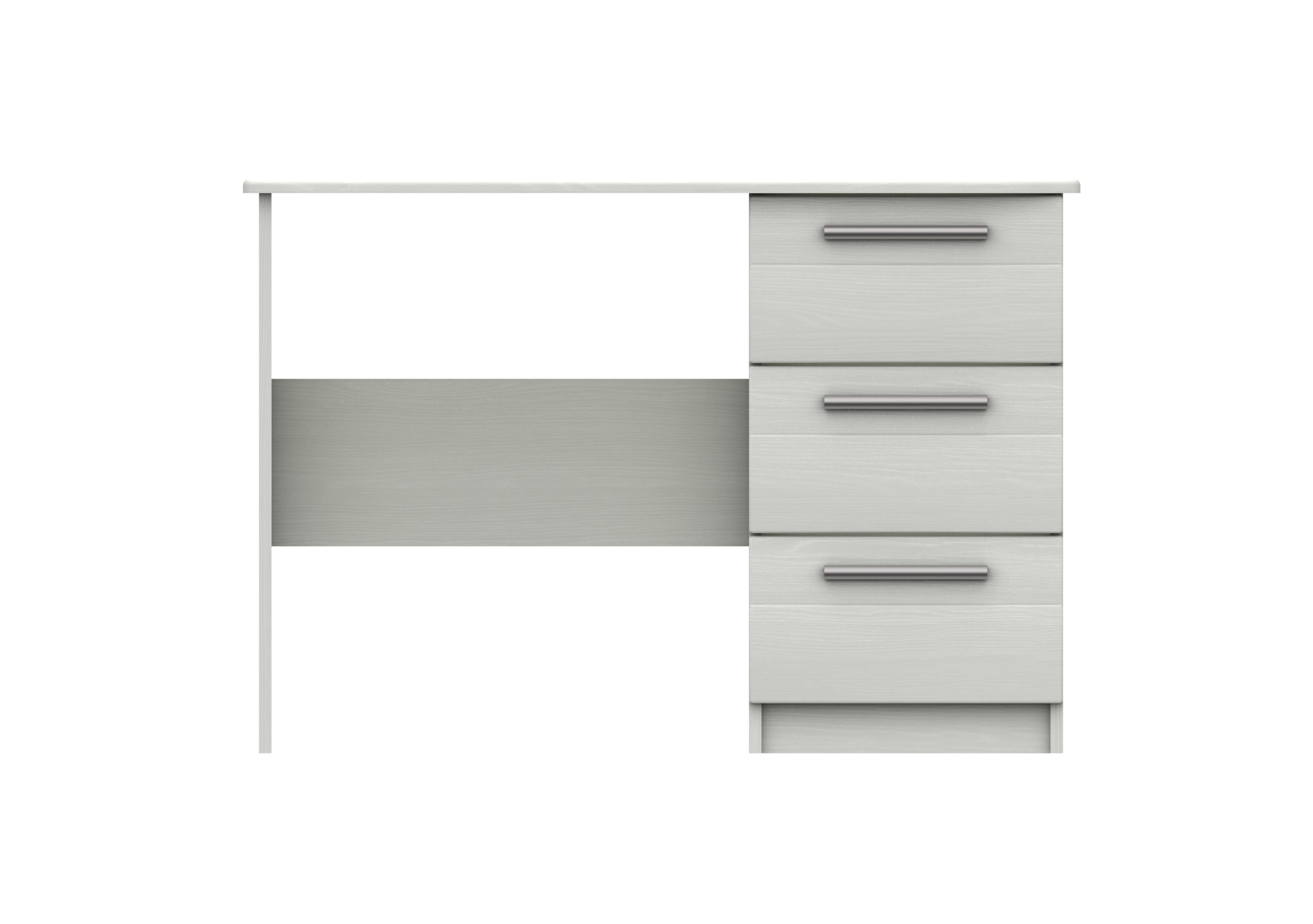 Victoria 3 Drawer Dressing Table in White on Furniture Village
