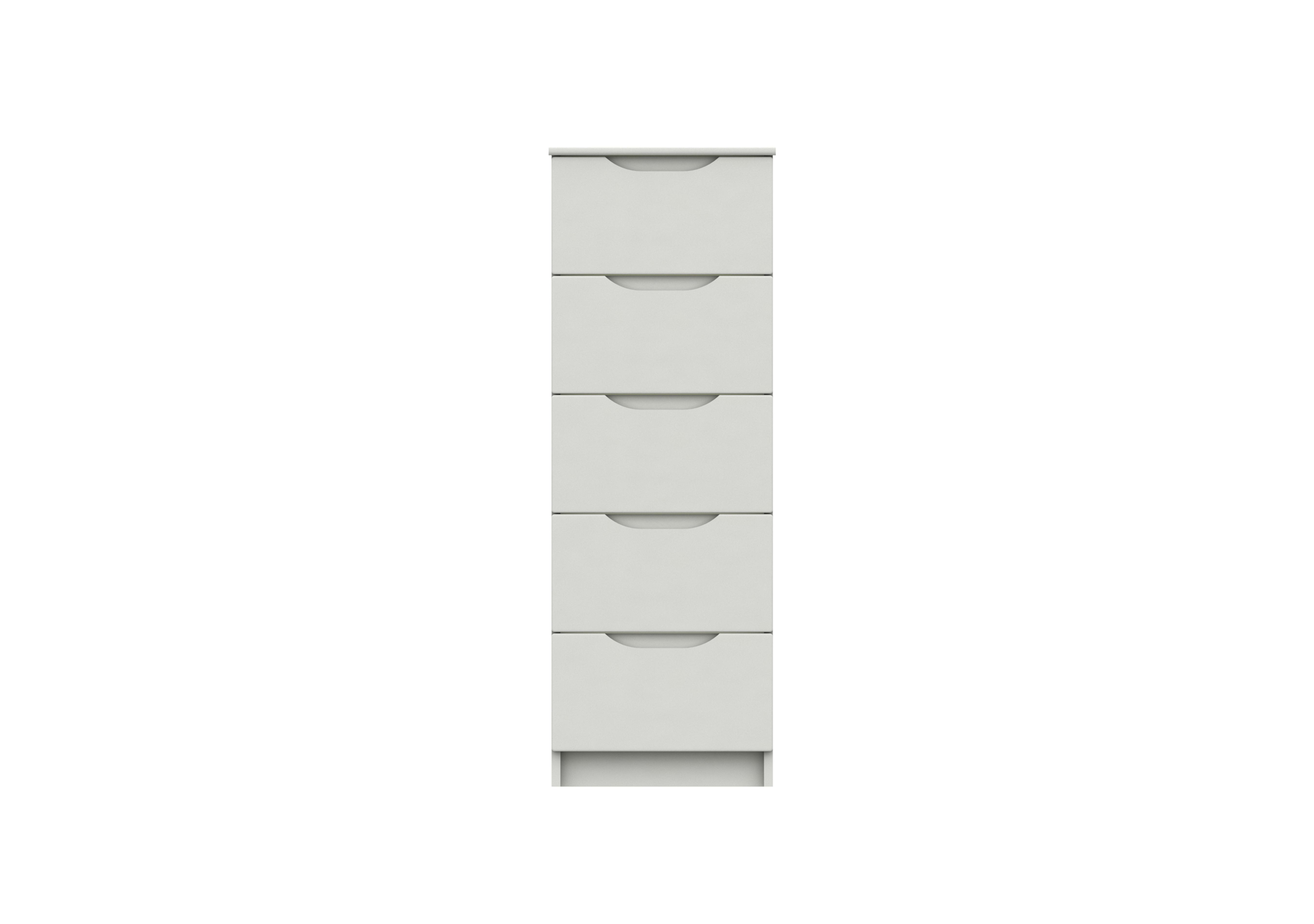 St Pancras 5 Drawer Tall Chest in White Gloss on Furniture Village