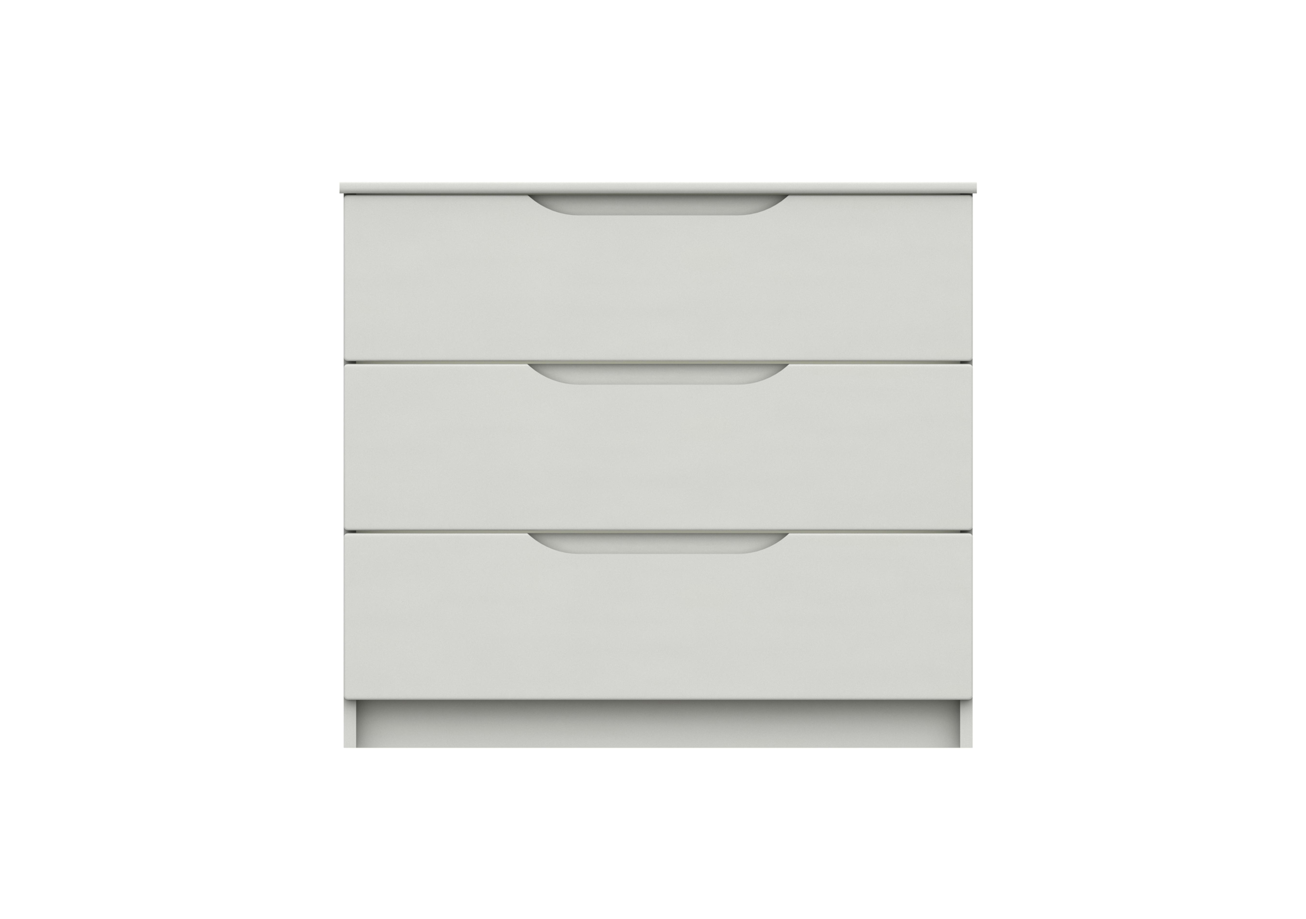 St Pancras 3 Drawer Chest in White Gloss on Furniture Village