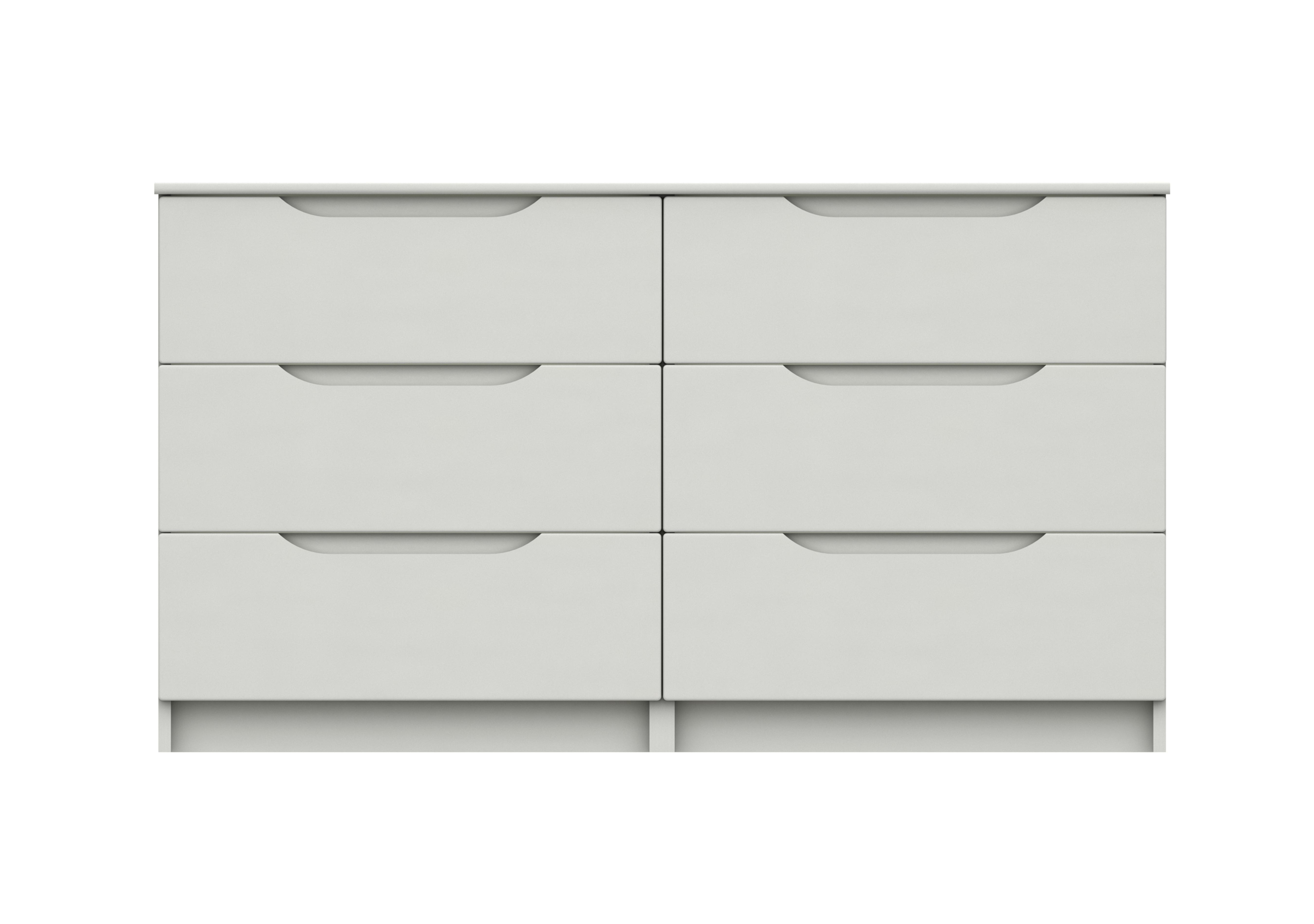 St Pancras 3 + 3 Drawer Chest in White Gloss on Furniture Village