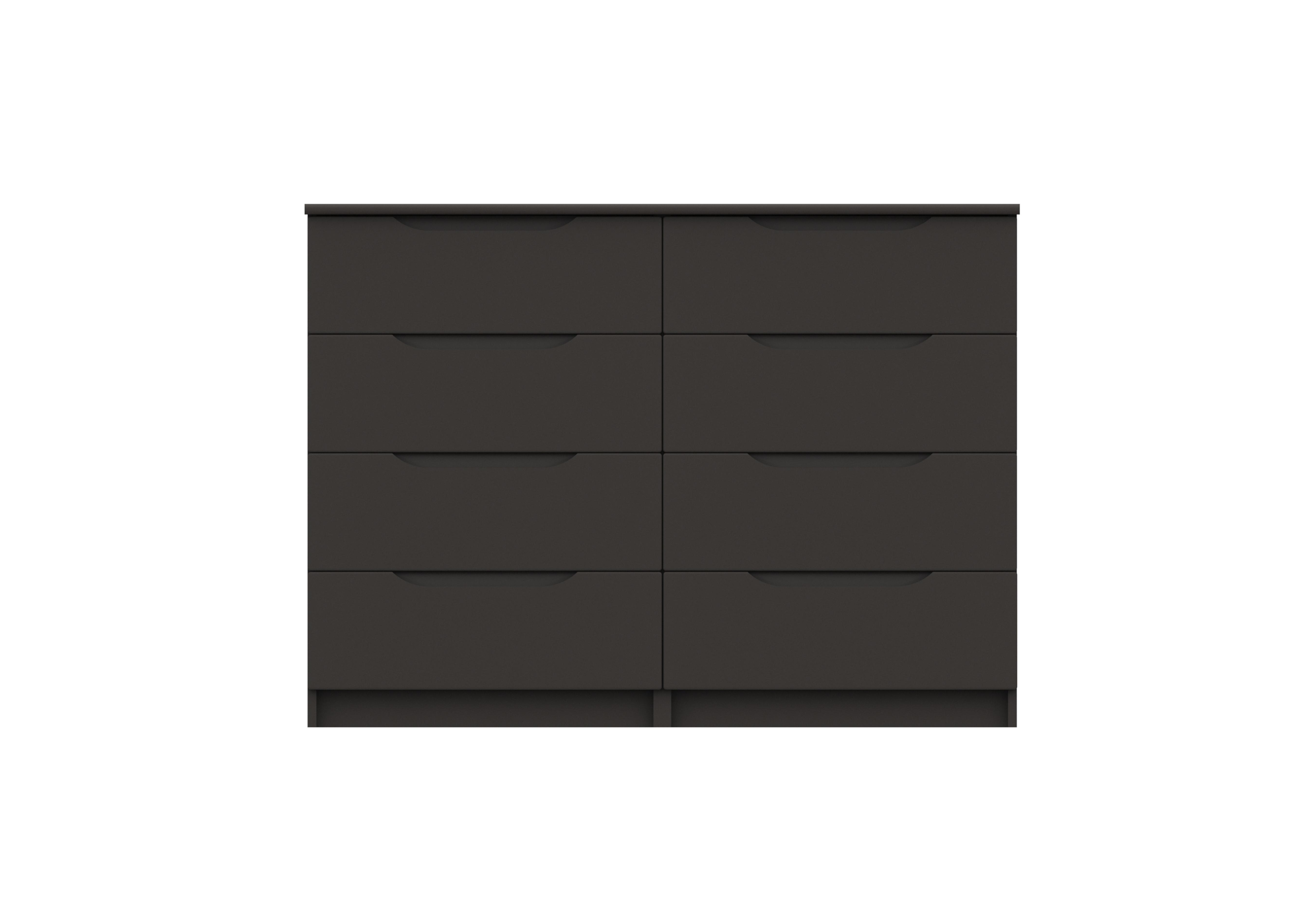 St Pancras 4 + 4 Drawer Chest in Graphite Gloss on Furniture Village