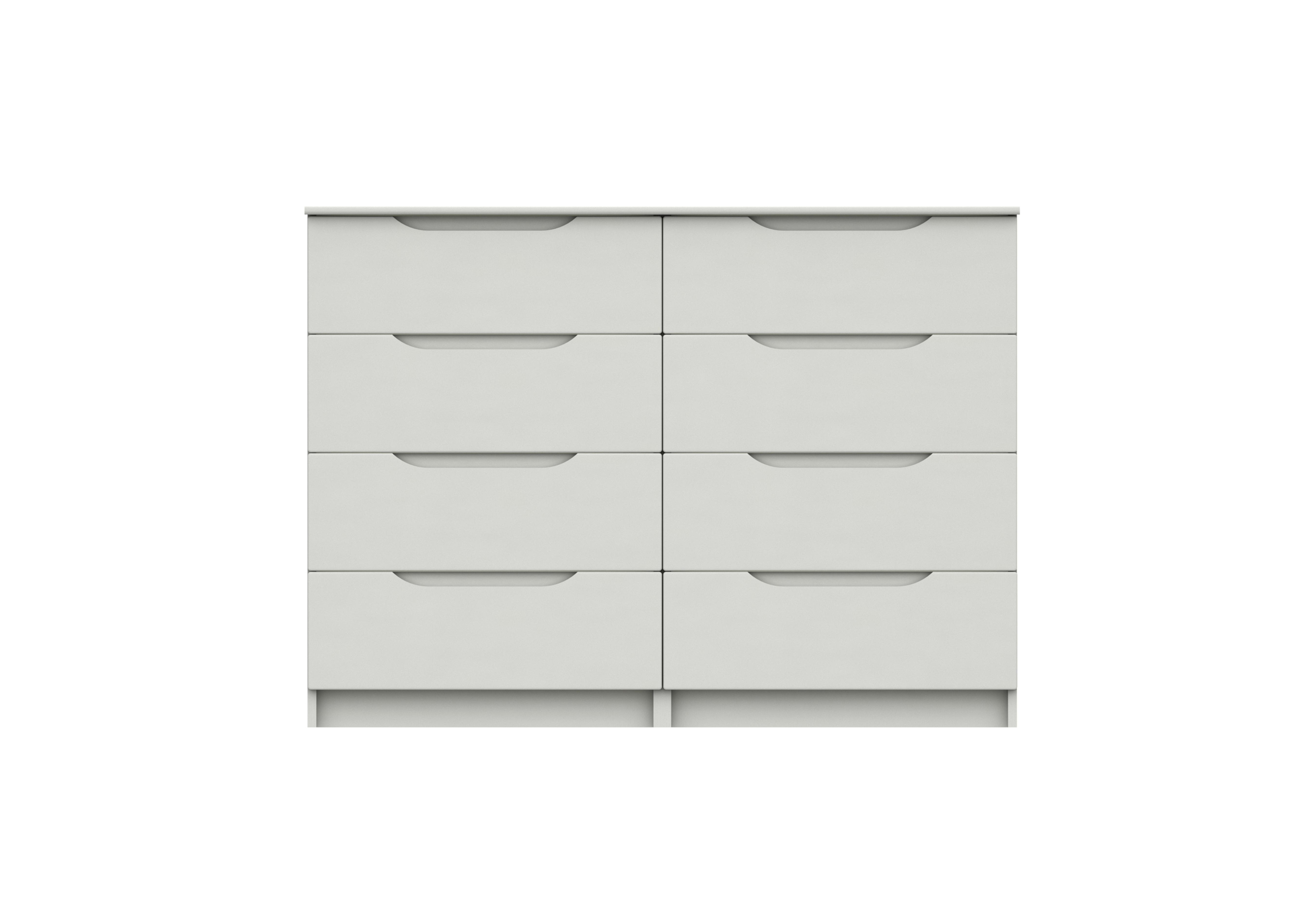 St Pancras 4 + 4 Drawer Chest in White Gloss on Furniture Village