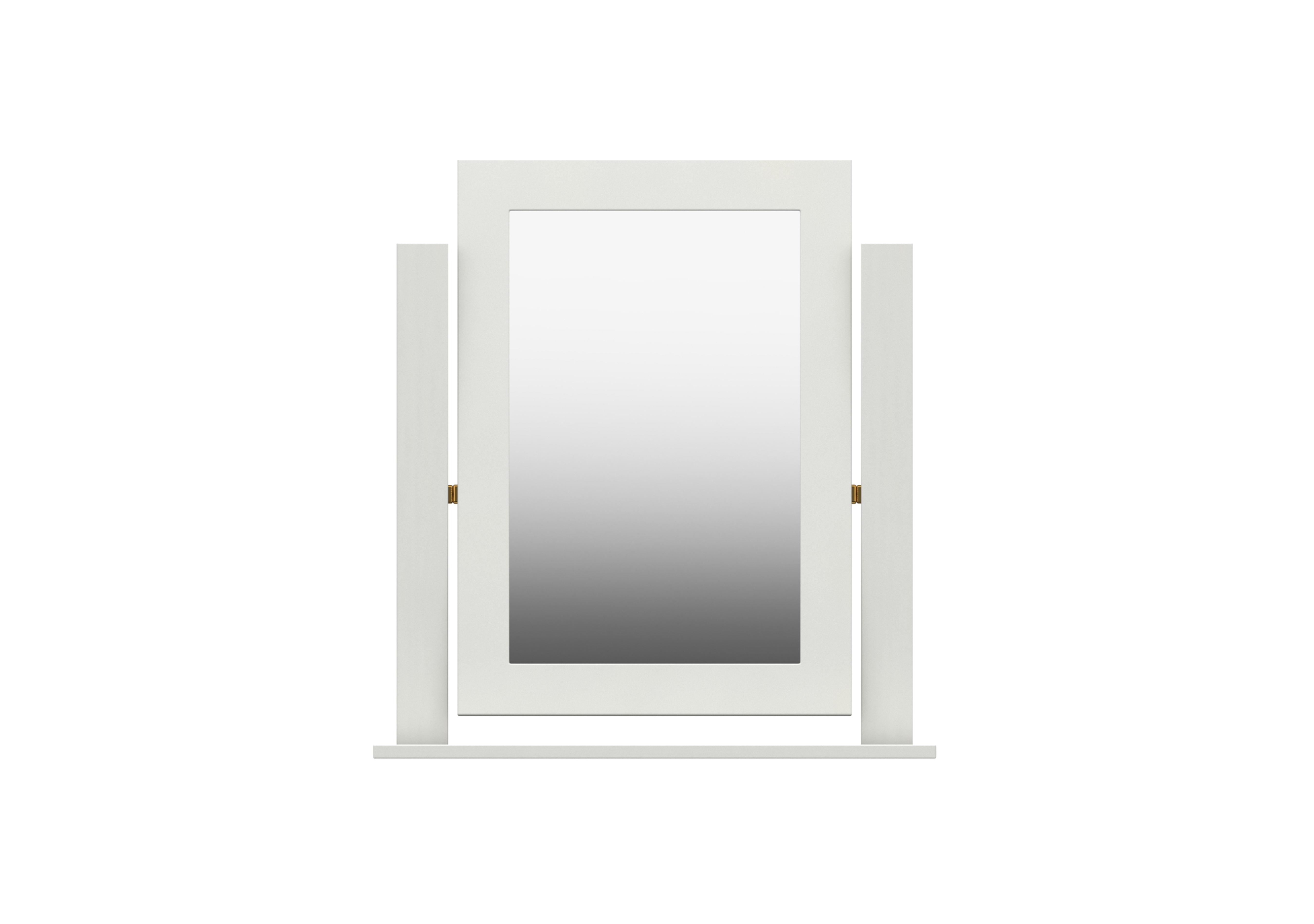 St Pancras Mirror in White Gloss on Furniture Village