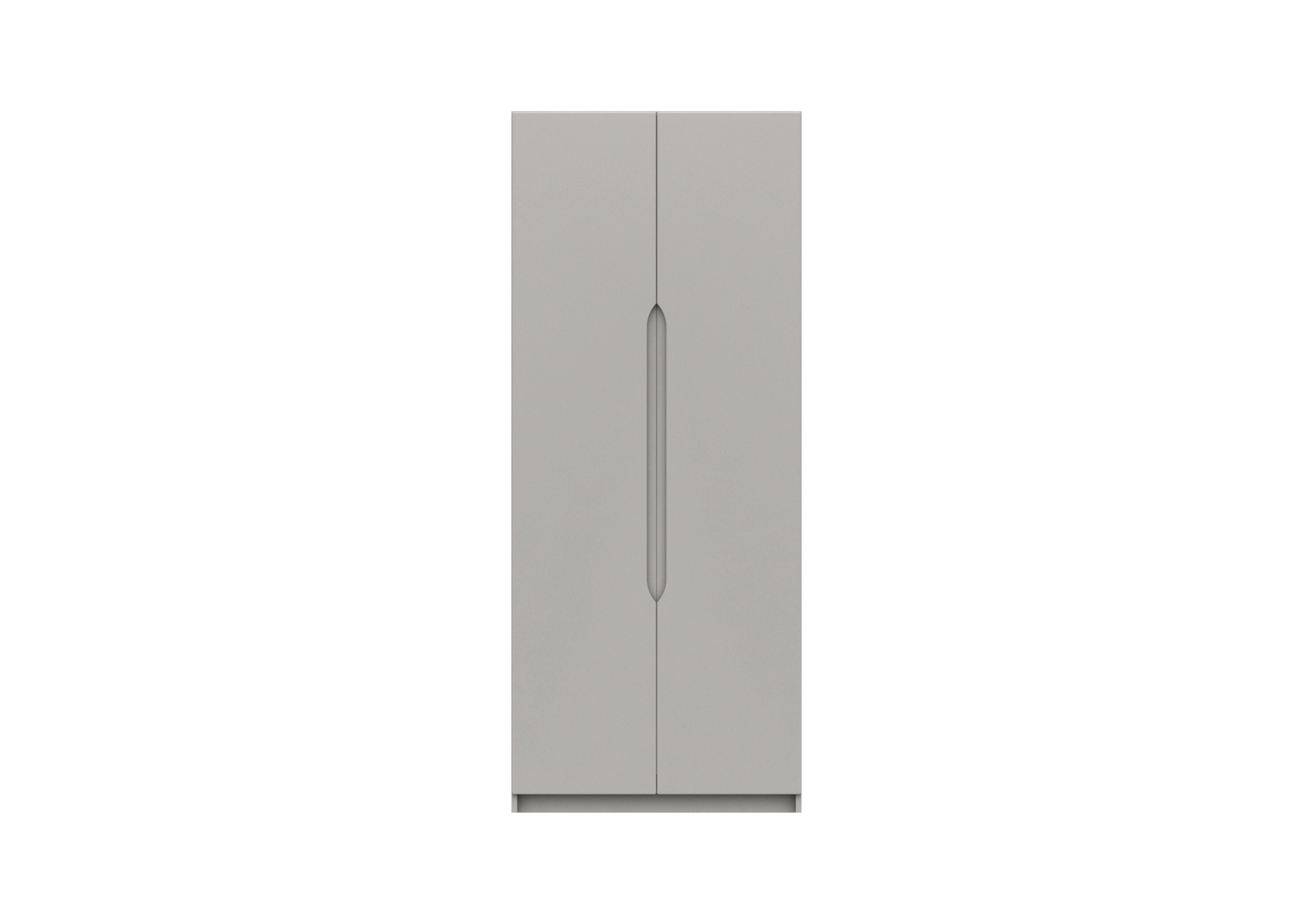 St Pancras 2 Door Wardrobe in Light Grey Gloss on Furniture Village