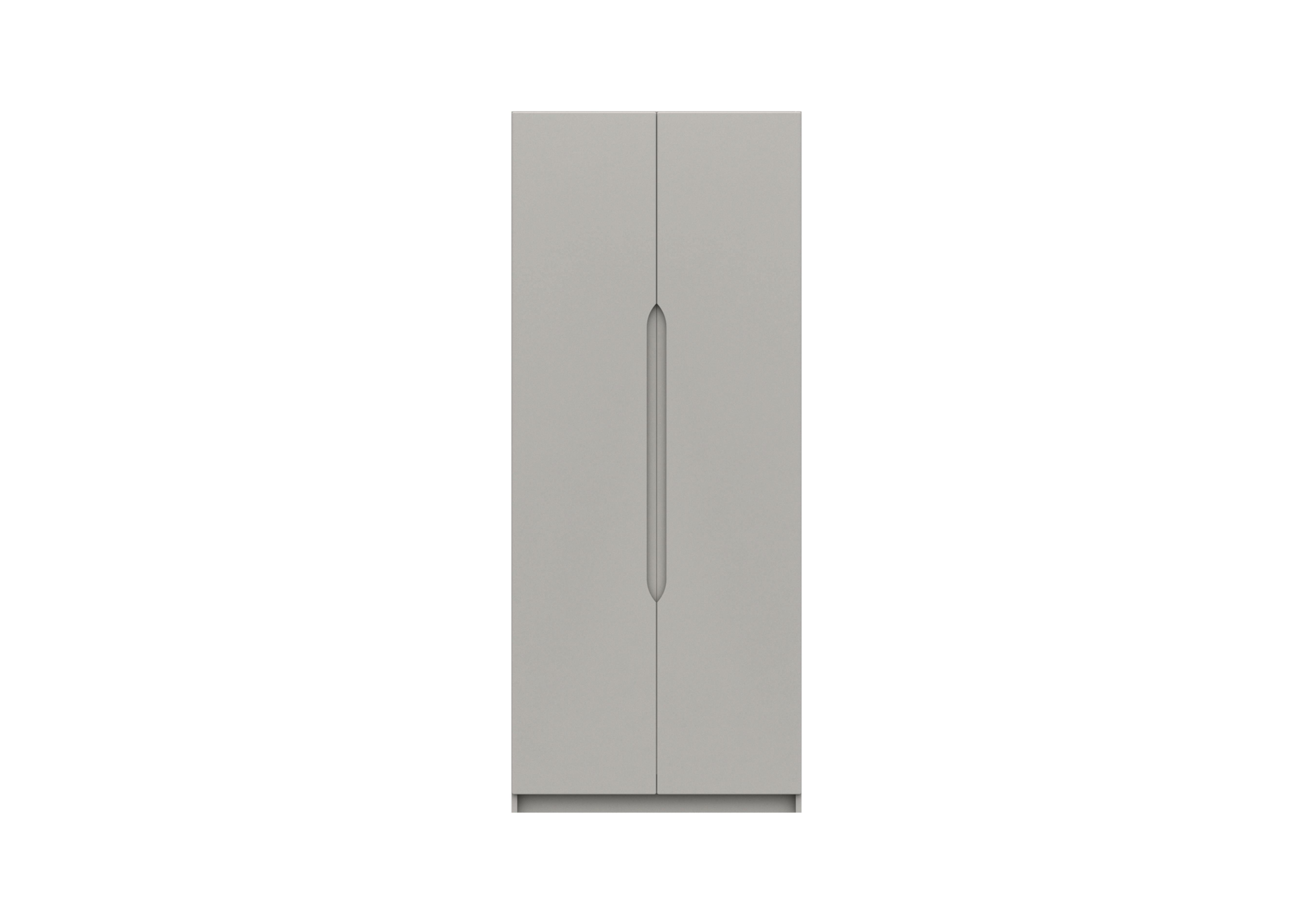 St Pancras 2 Door Wardrobe in Light Grey Gloss on Furniture Village