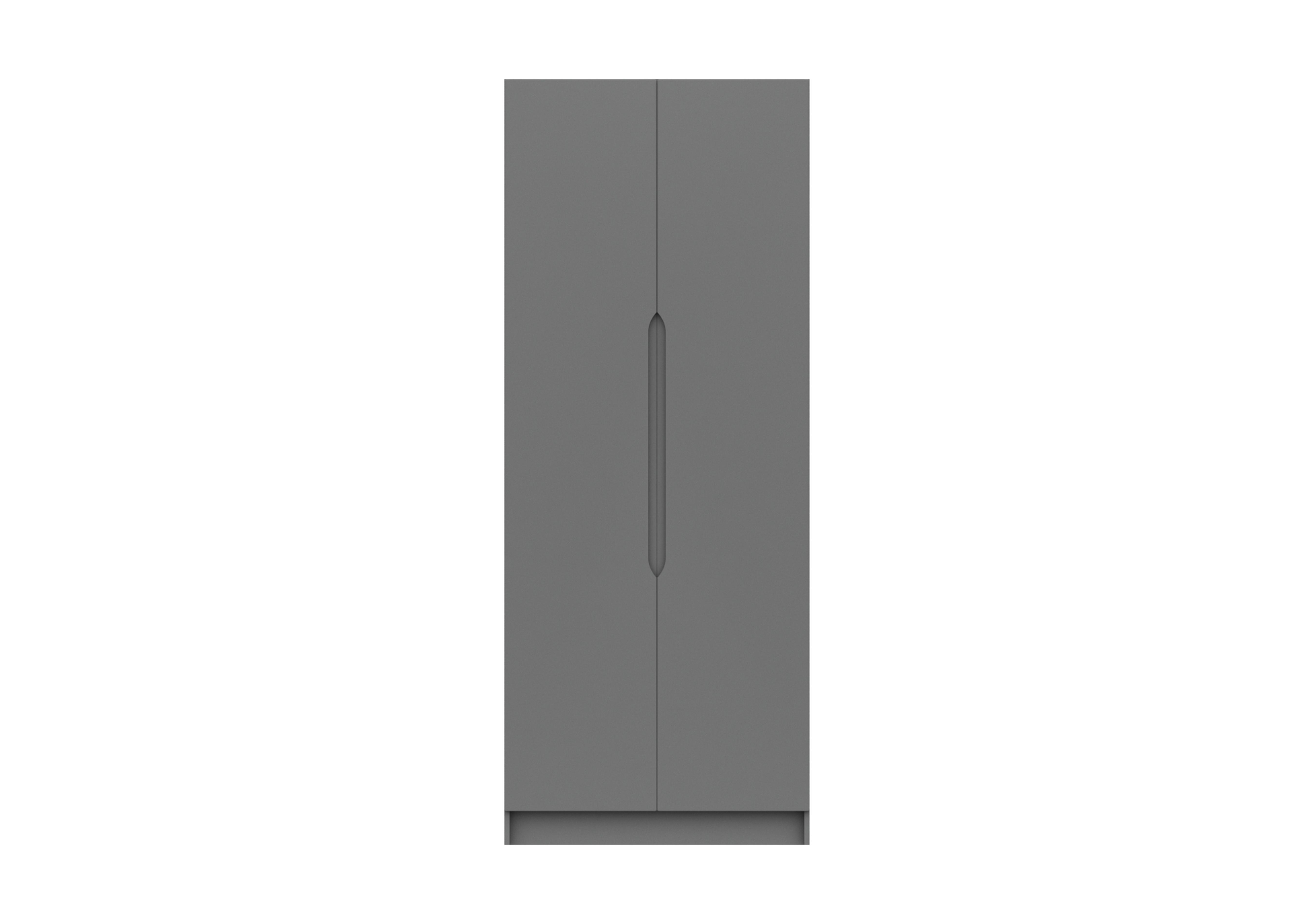 St Pancras 2 Door Tall Wardrobe in Dust Grey Gloss on Furniture Village