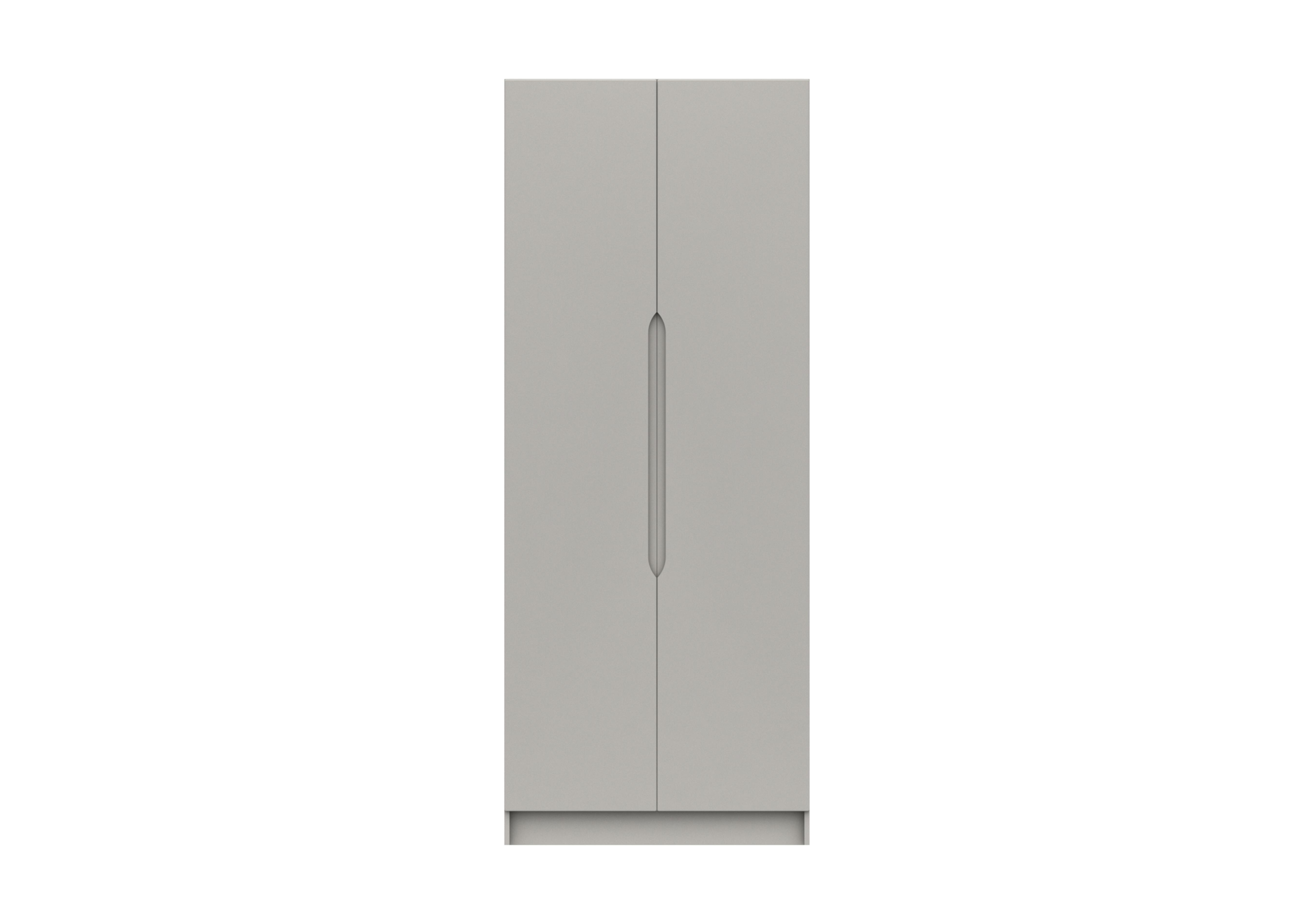 St Pancras 2 Door Tall Wardrobe in Light Grey Gloss on Furniture Village