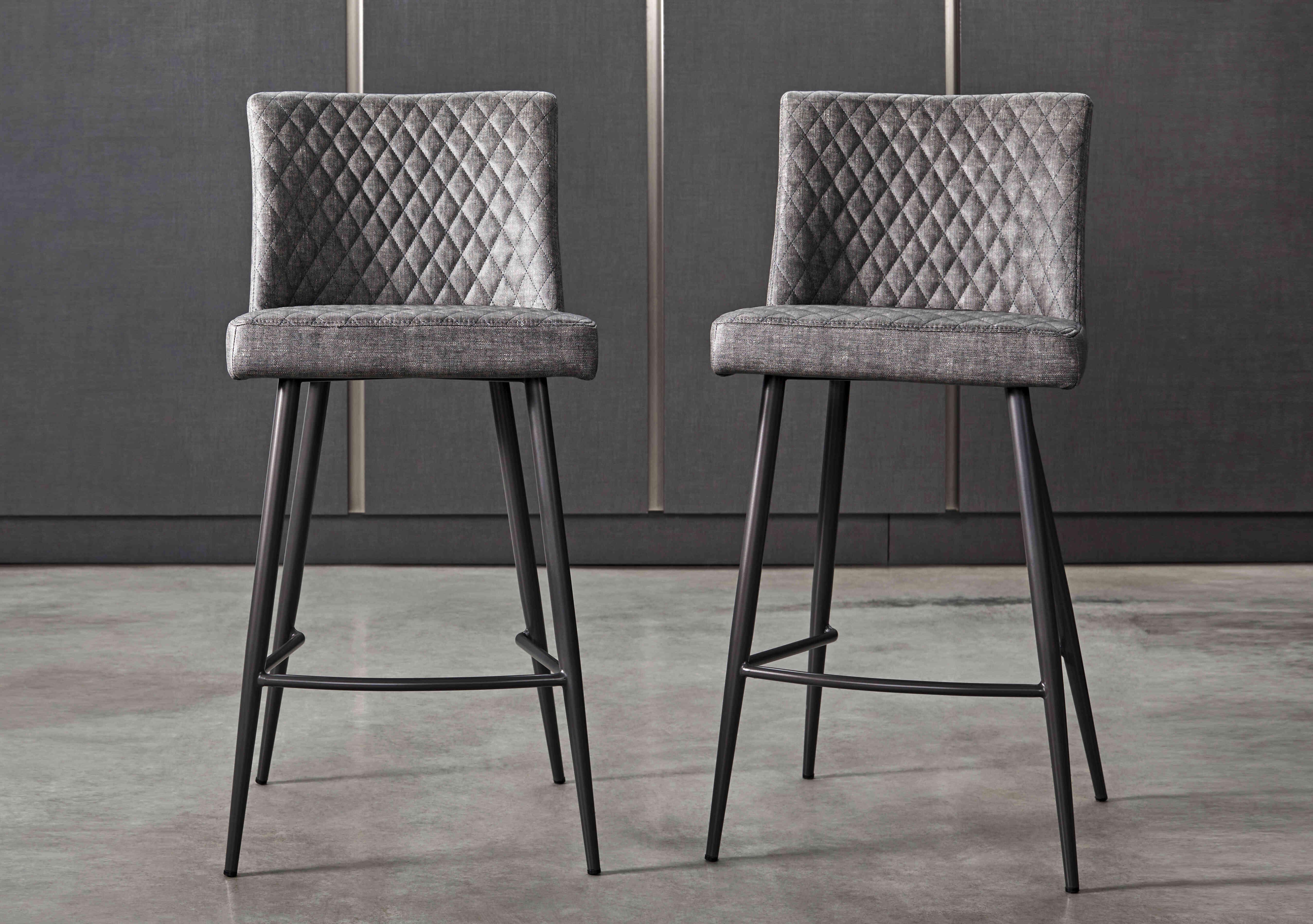 Earth Upholstered Bar Stool in  on Furniture Village