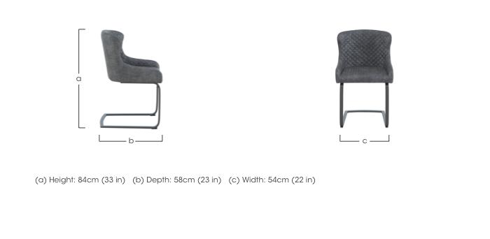 Earth Cantilever Dining Chair in  on Furniture Village