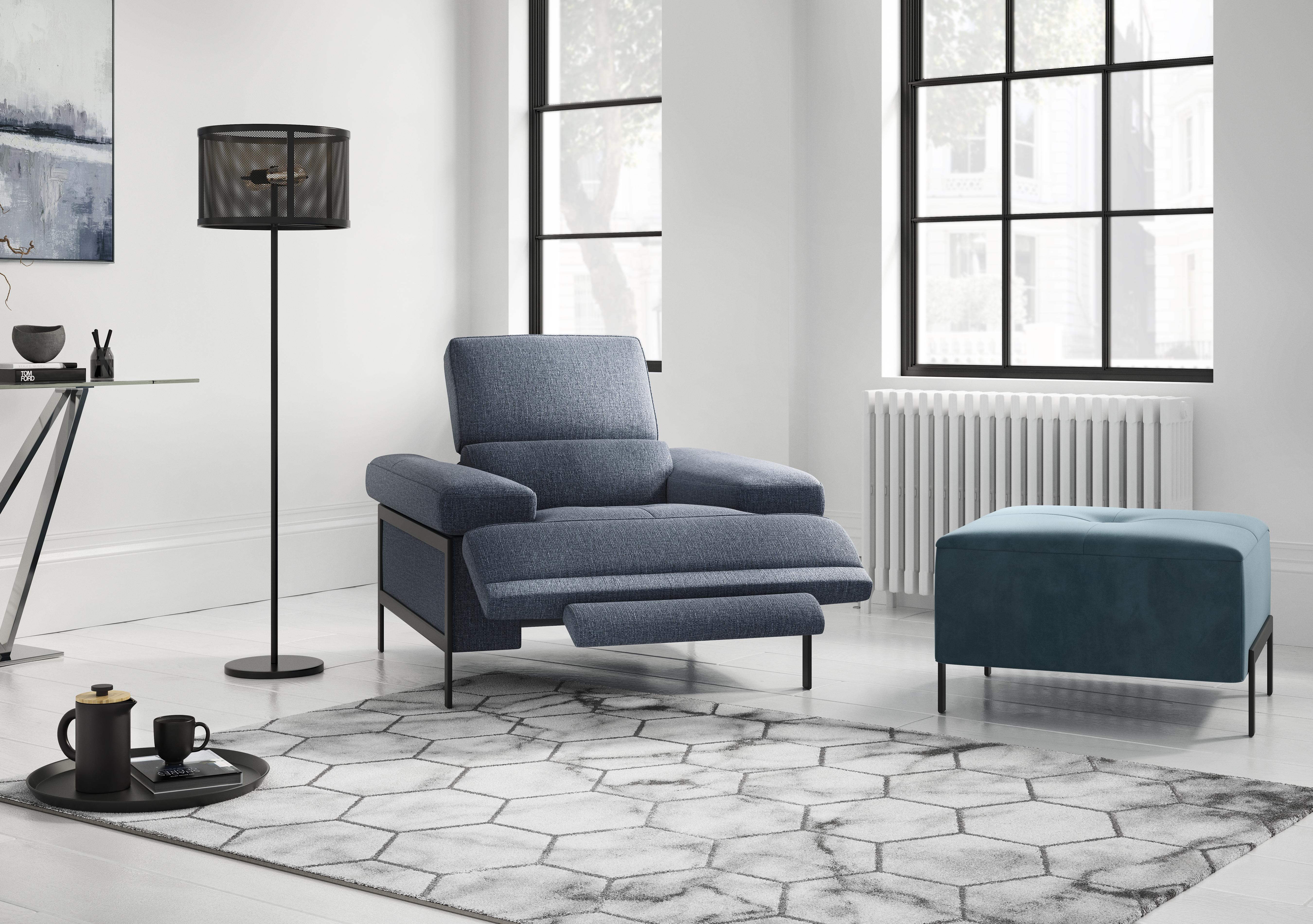 Theron Fabric Armchair in  on Furniture Village