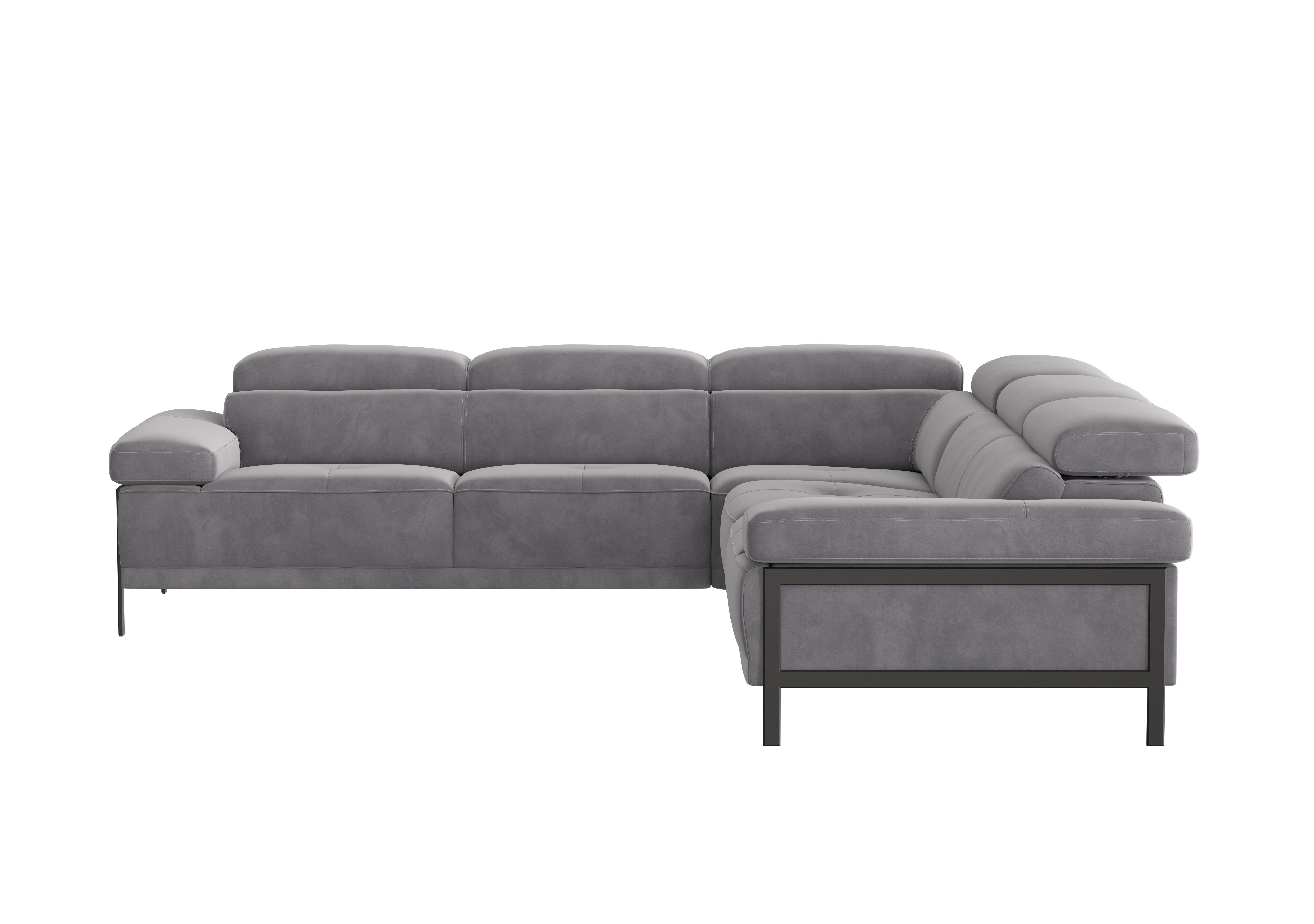 Theron Large Fabric Corner Sofa in Selma Topo Ti Ft on Furniture Village