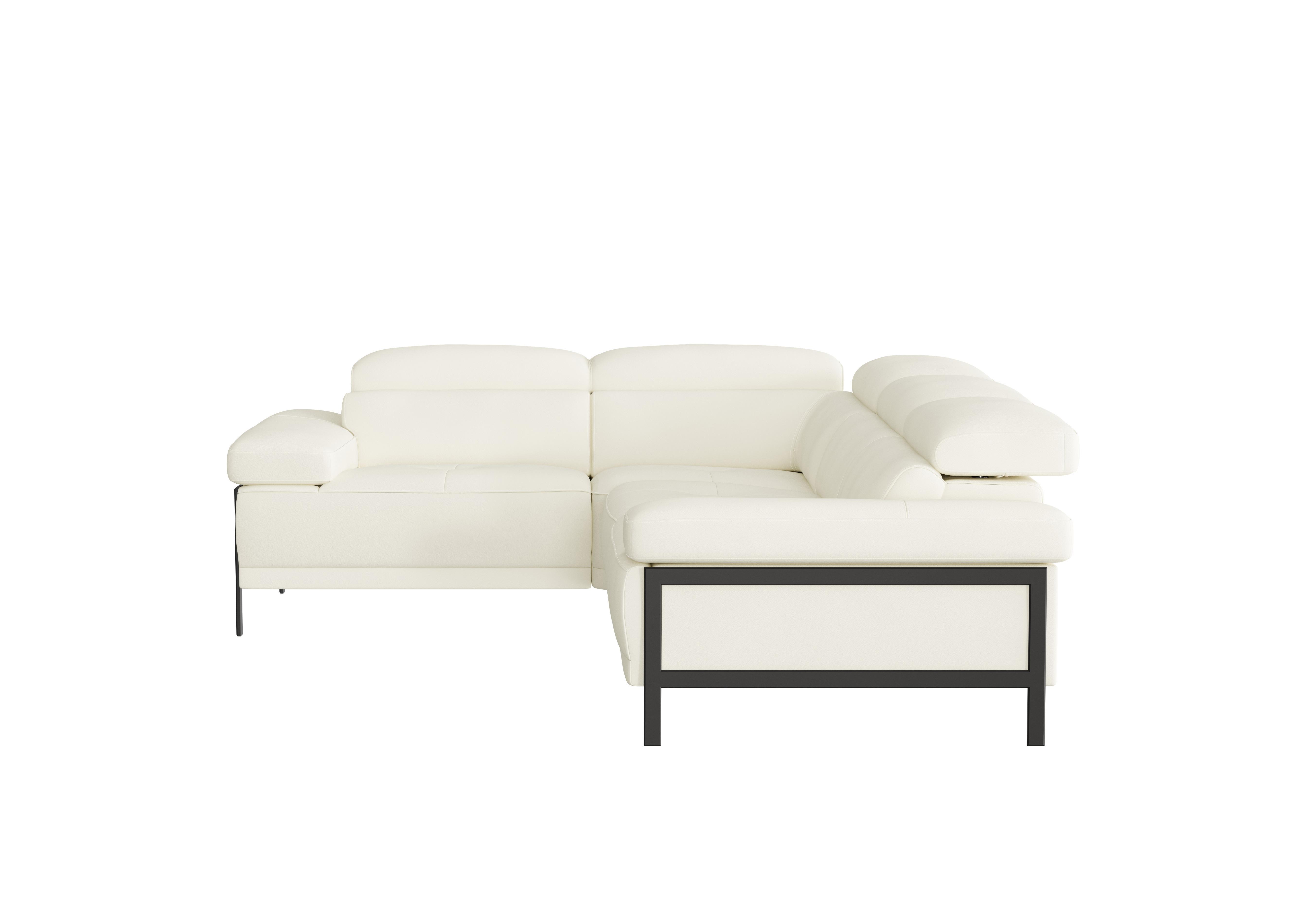 Theron Leather Corner Sofa in  on Furniture Village