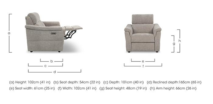 Bella Fabric Armchair in  on Furniture Village