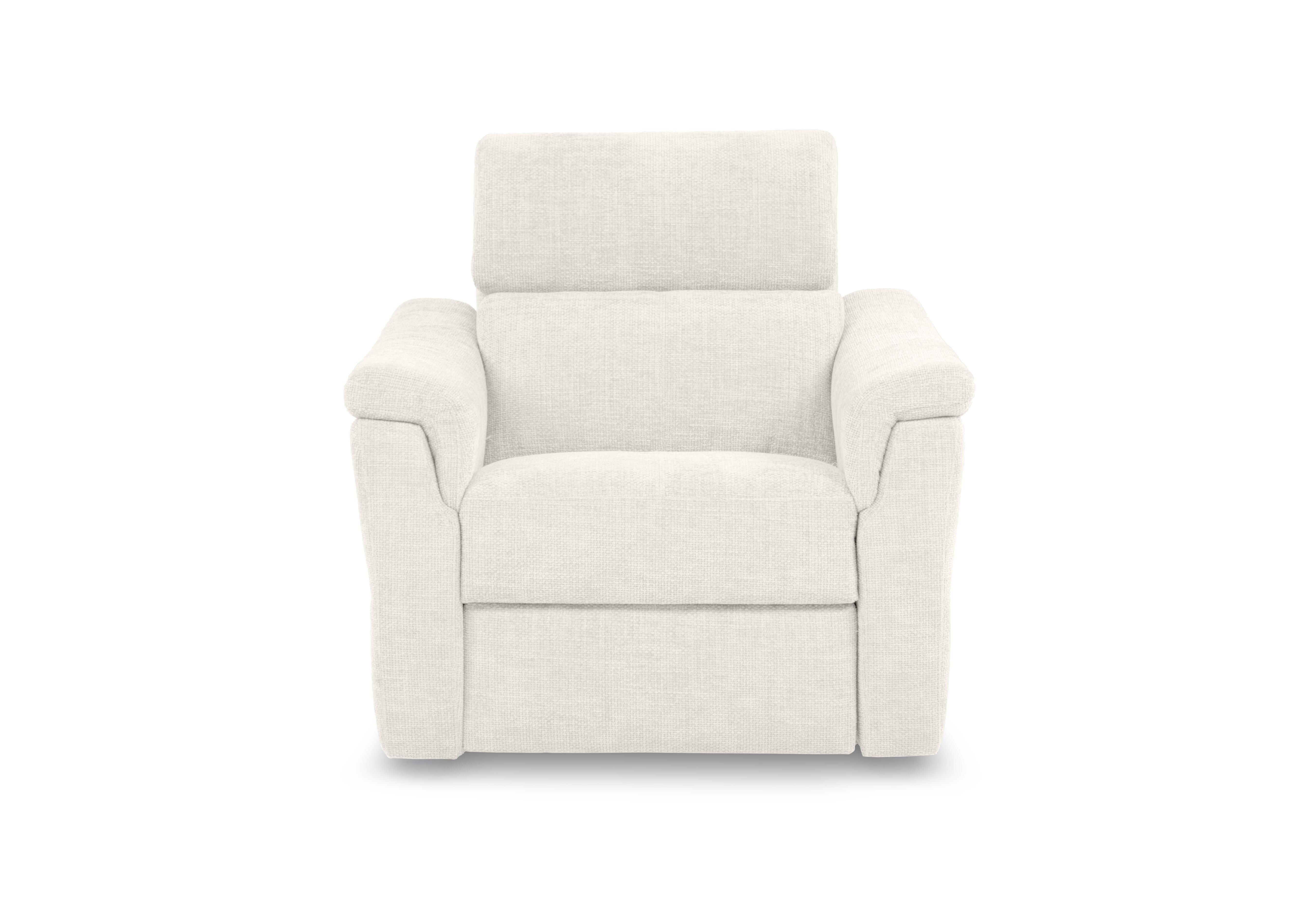 Bella Fabric Armchair in Baobab Bianco 500 on Furniture Village