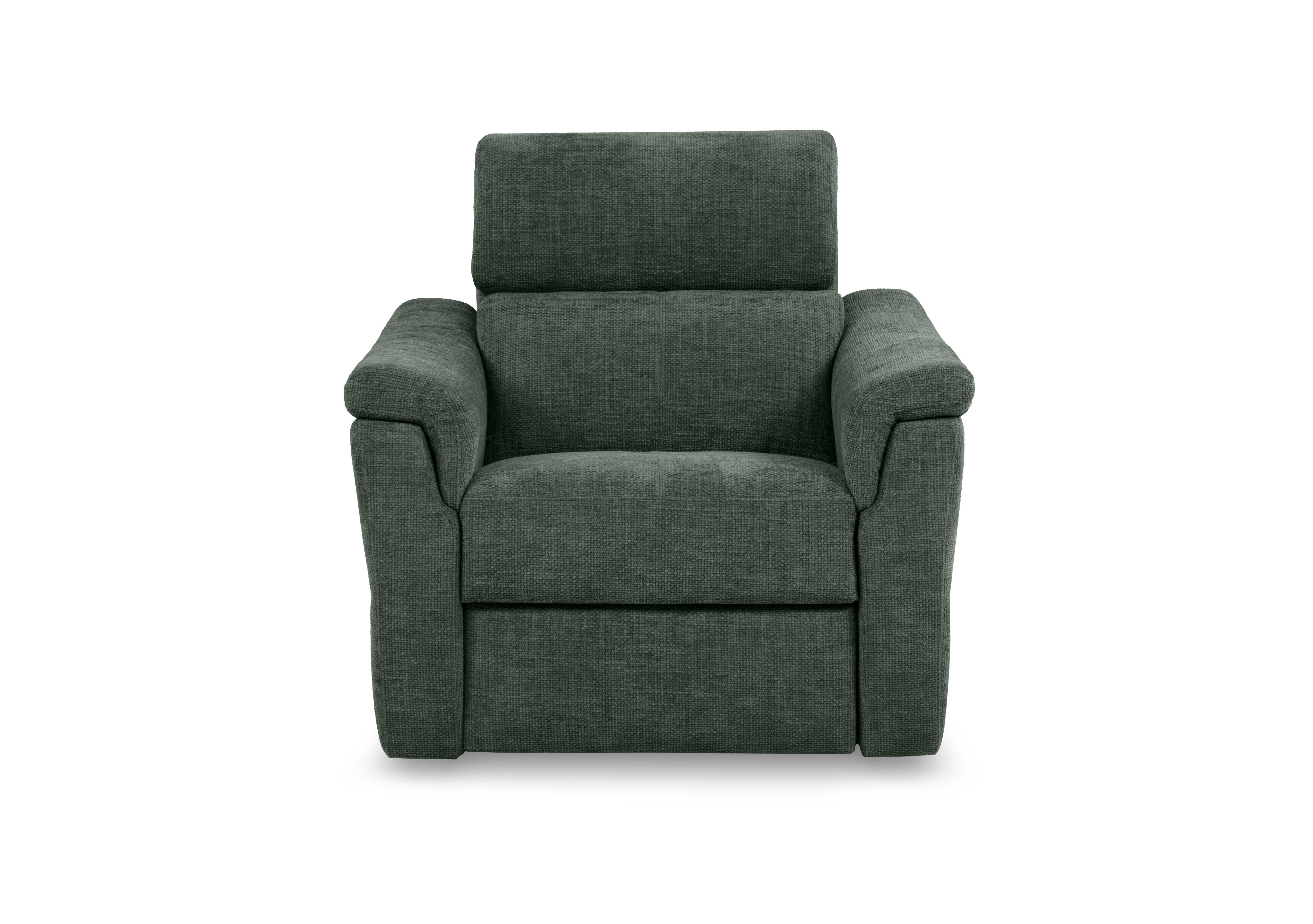 Bella Fabric Armchair in Baobab Verde 558 on Furniture Village