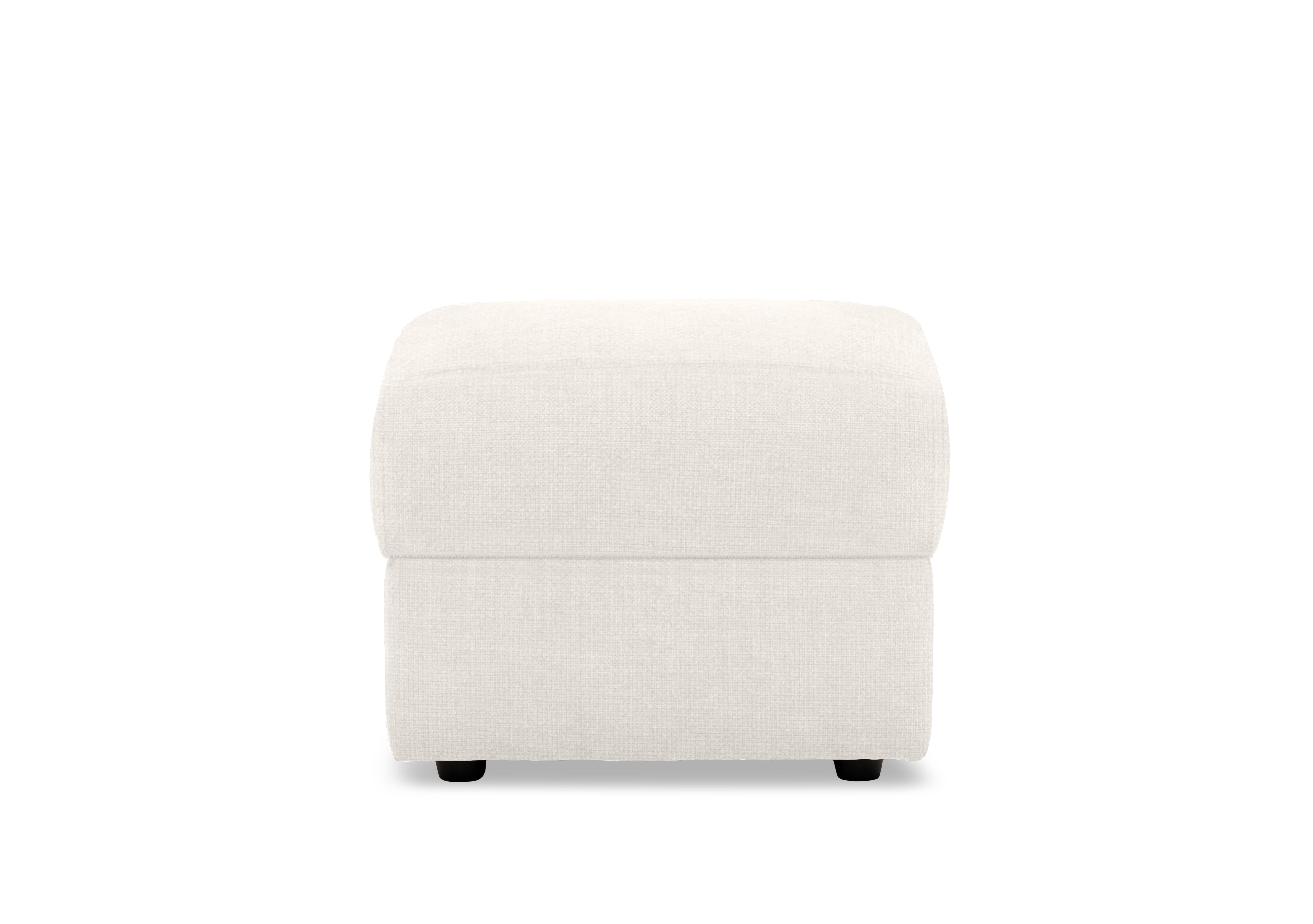 Bella Fabric Footstool in Baobab Bianco 500 on Furniture Village